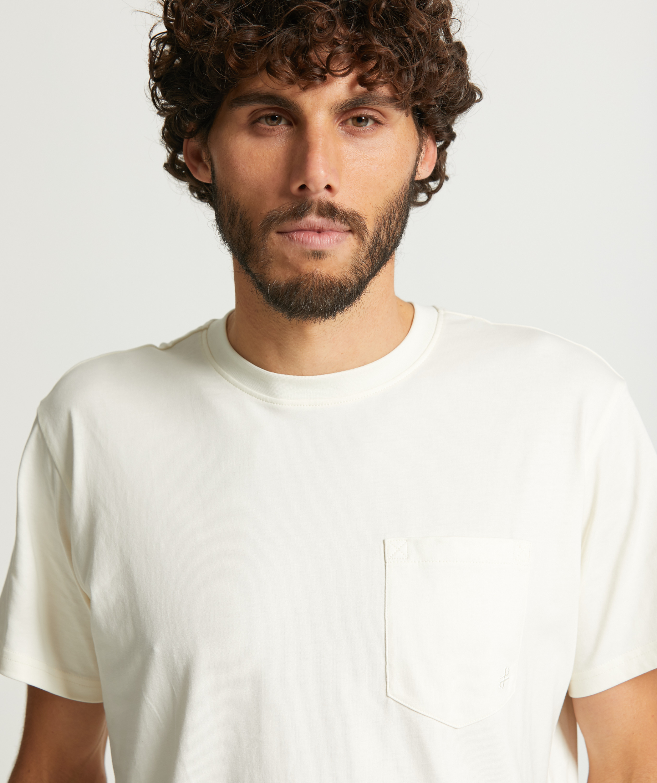 Mens Organic Cotton Pocket Tee - White