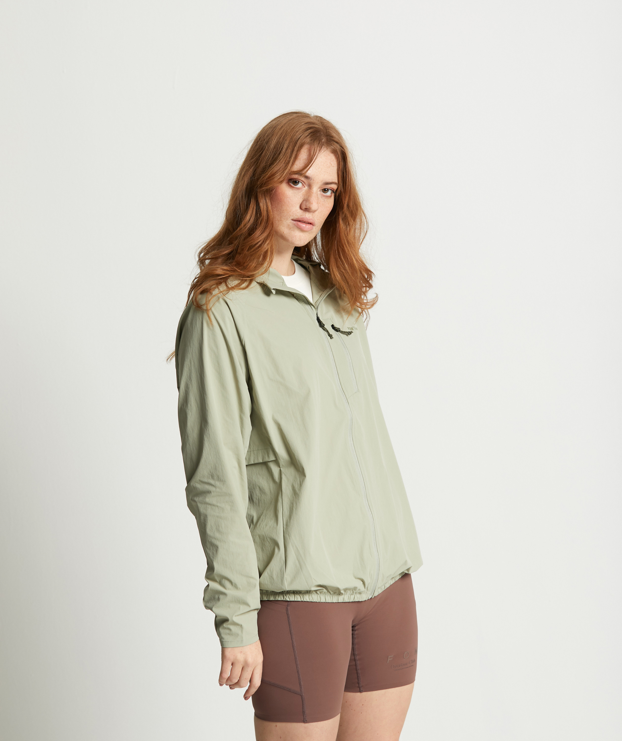 Damen Outdoor Windbreaker - Matcha Grün