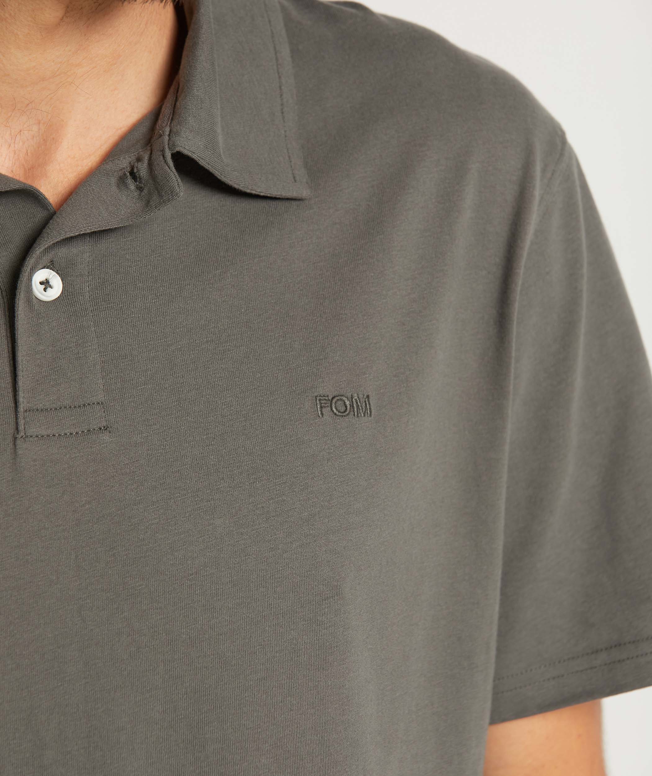 Mens Organic Cotton Golfer - Grey