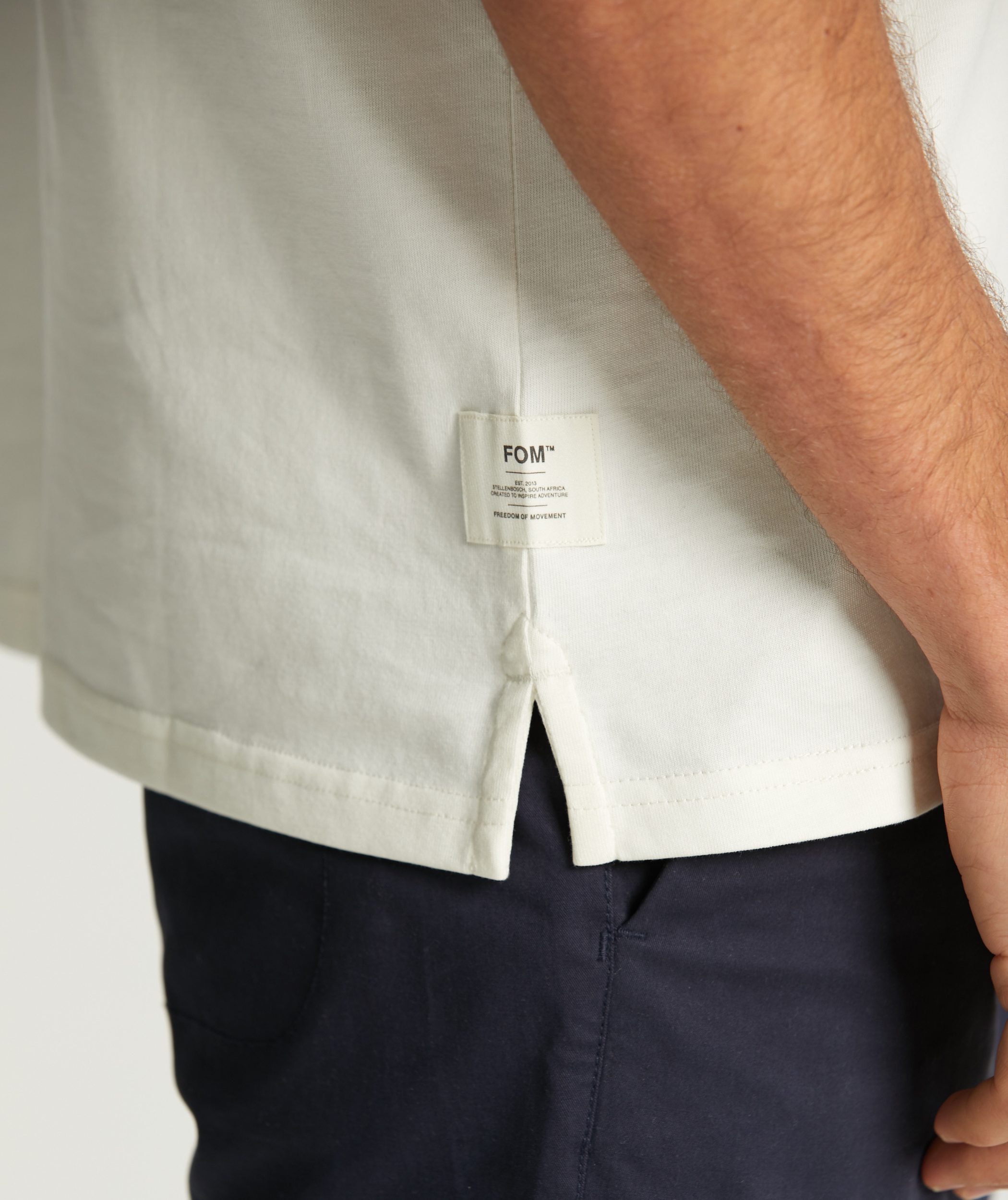 Mens Organic Cotton Pocket Tee - White