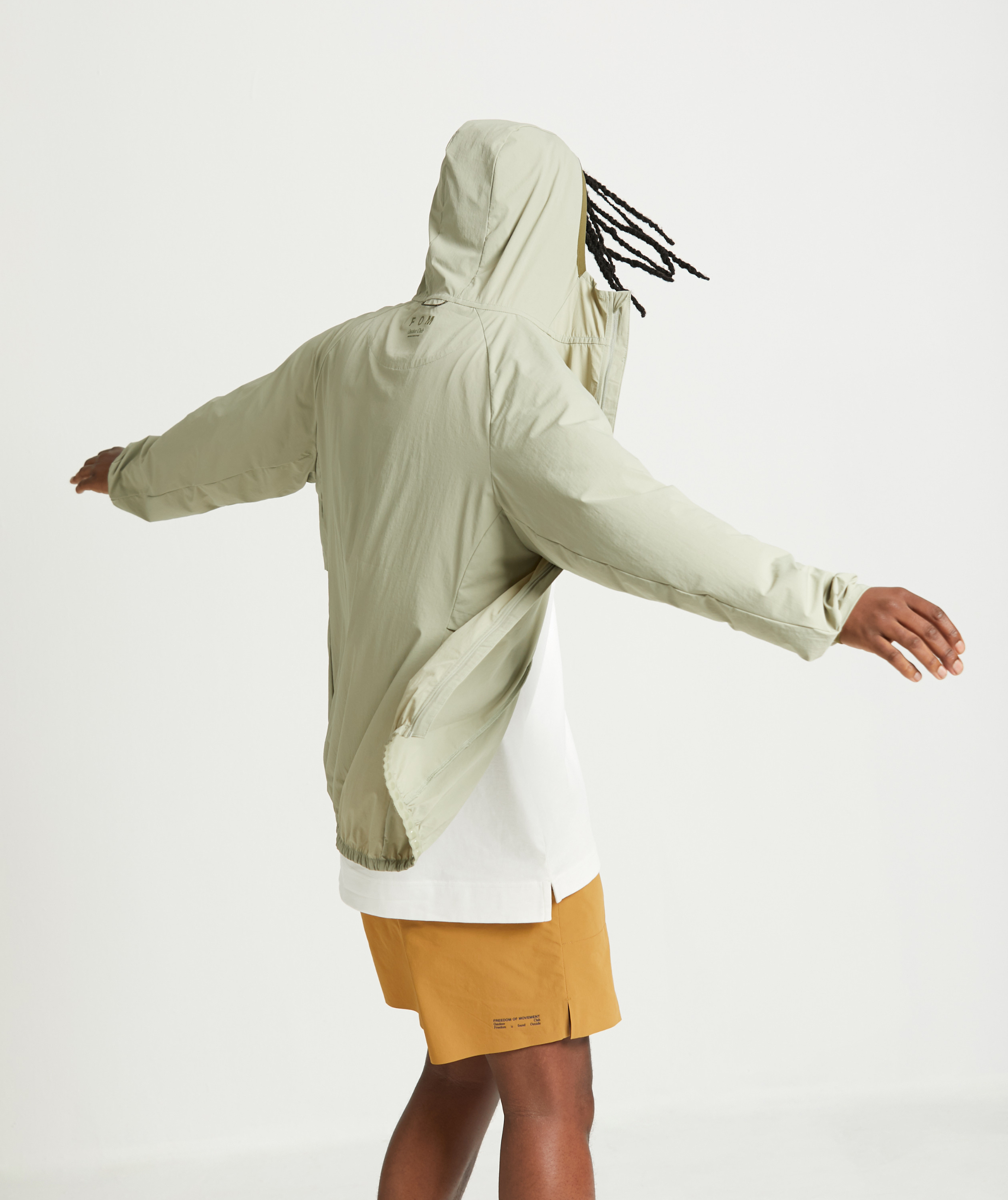 Mens Outdoor Windbreaker - Matcha Green