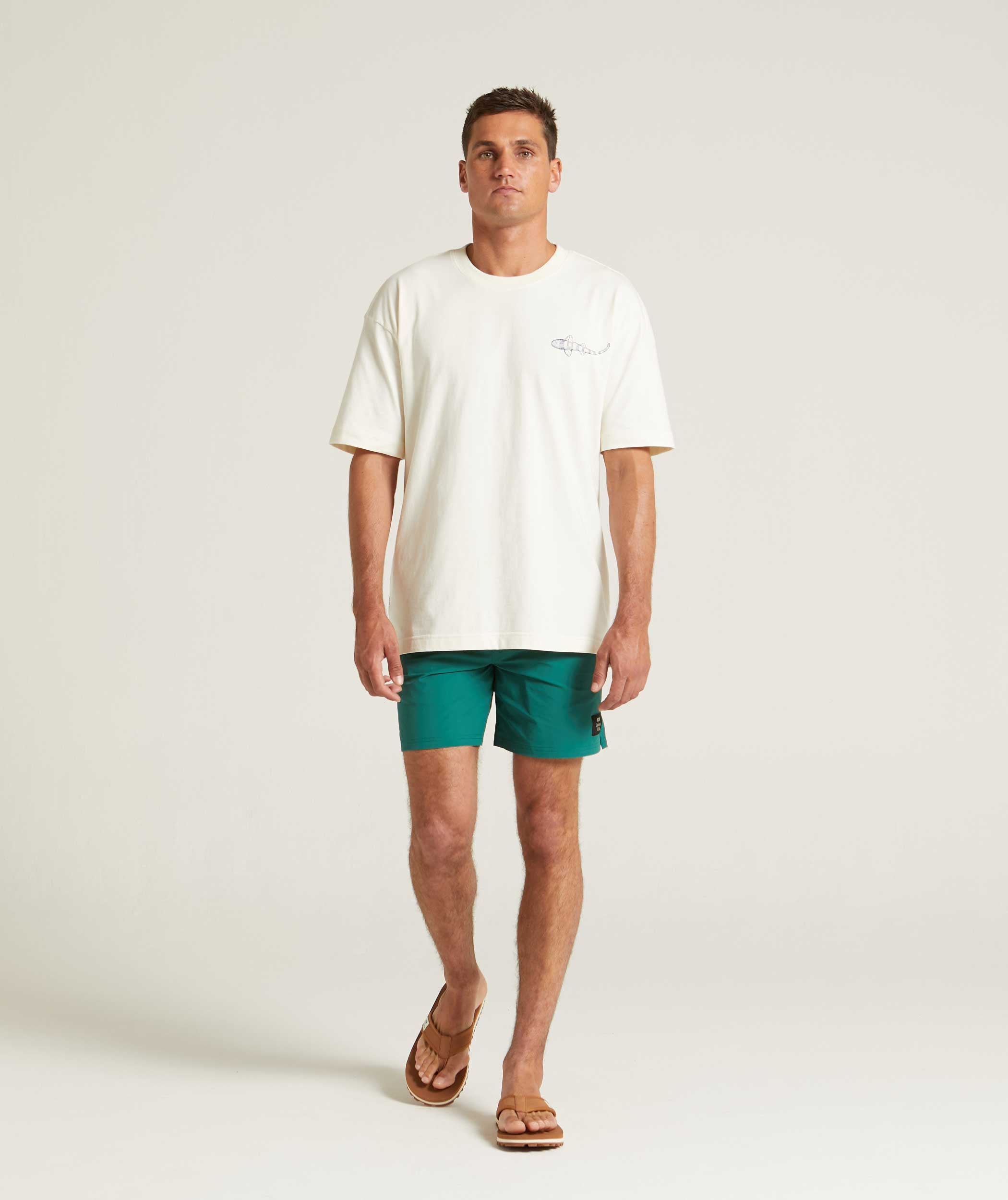 Mens Outdoor Adventure Tee - Vanilla Sorbet