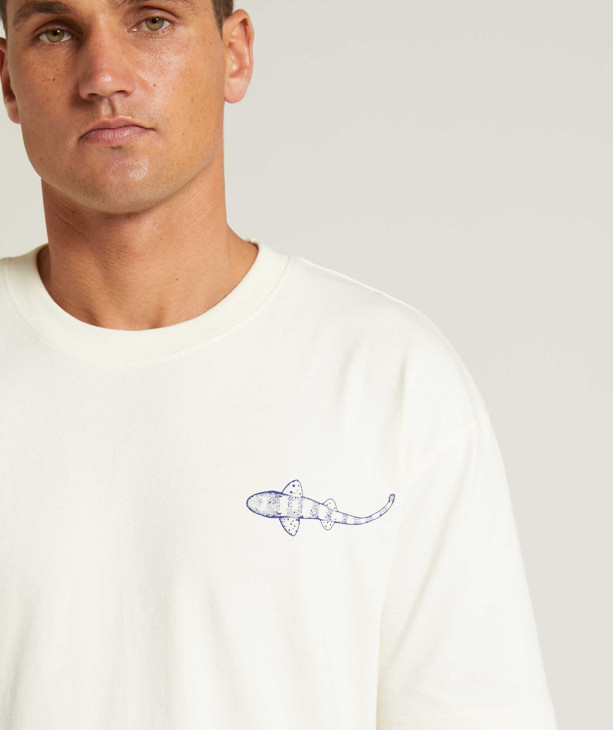 Mens Outdoor Adventure Tee - Vanilla Sorbet