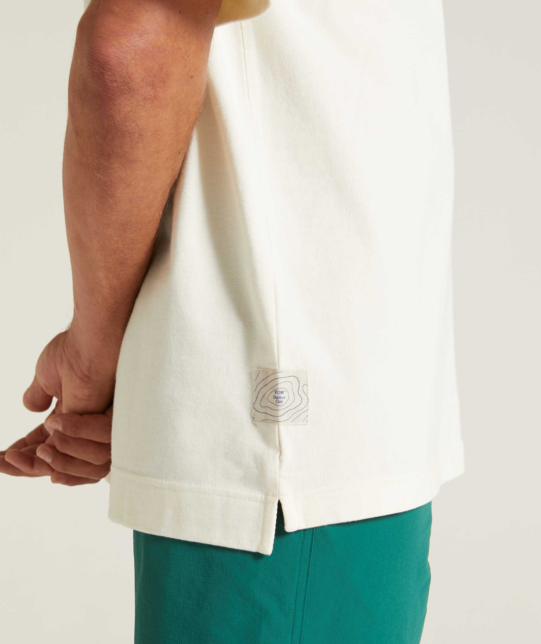 Mens Outdoor Adventure Tee - Vanilla Sorbet