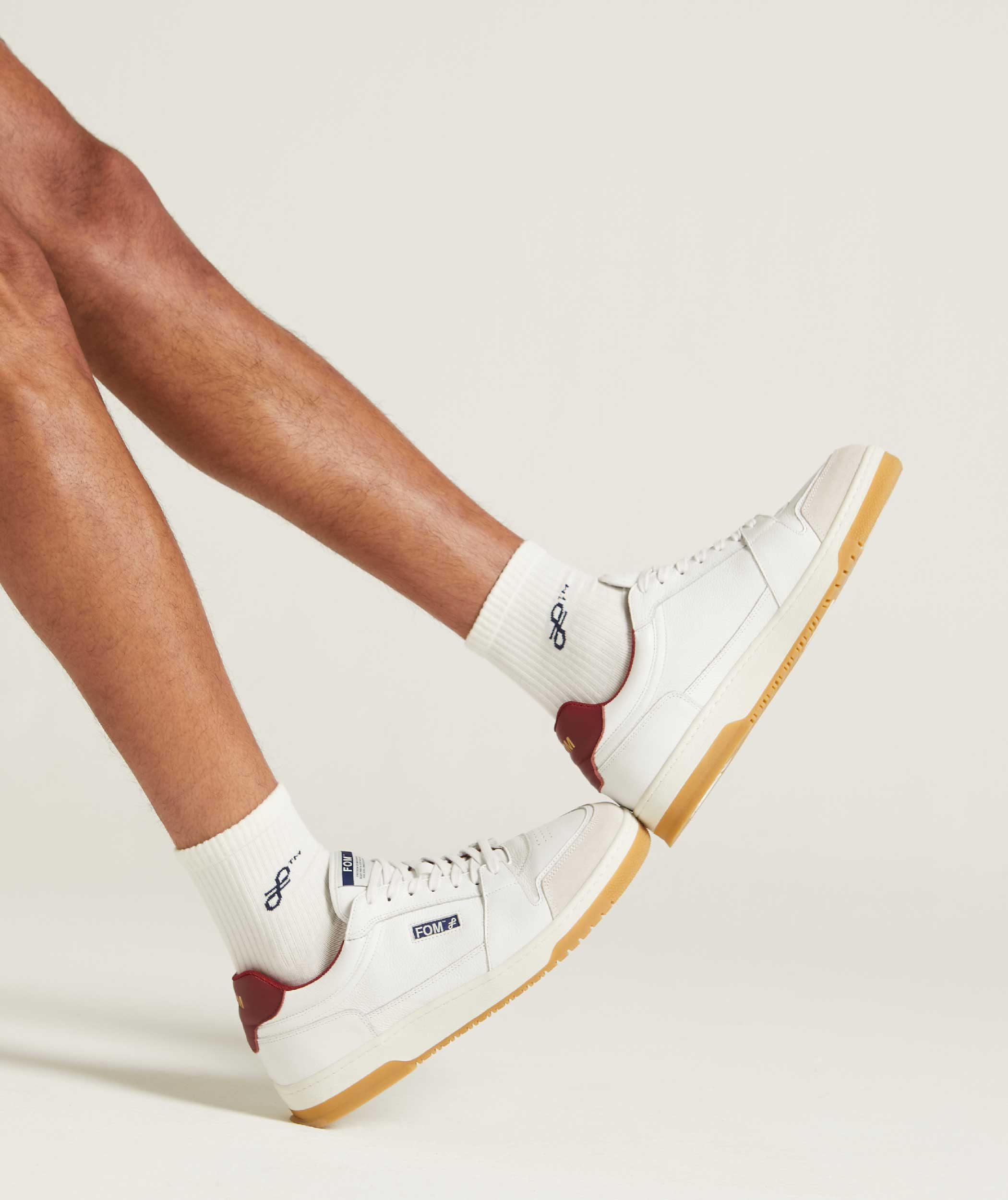 Mens Courts Sneaker - Ink & Bordeaux