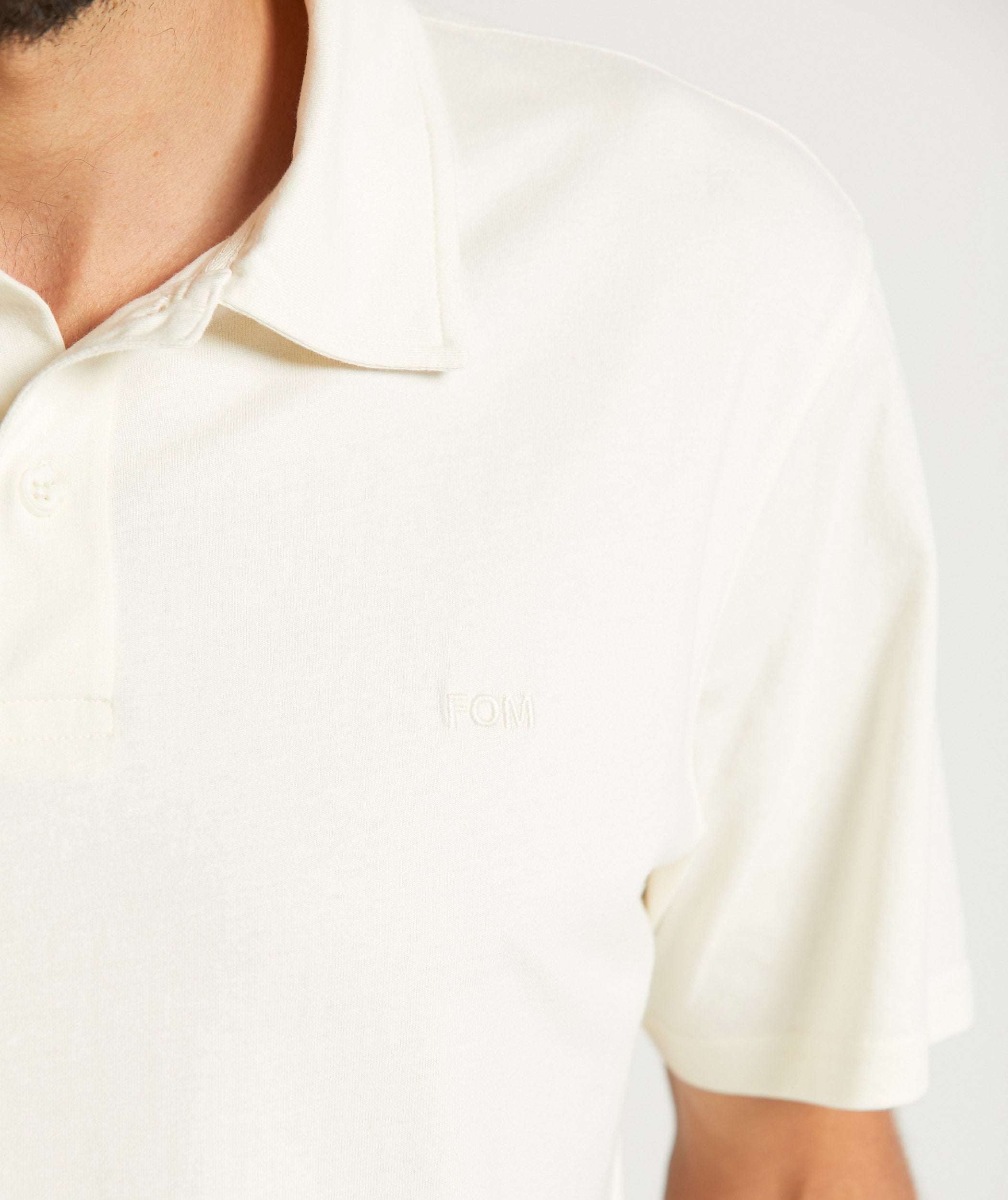 Mens Organic Cotton Golfer - Ecru