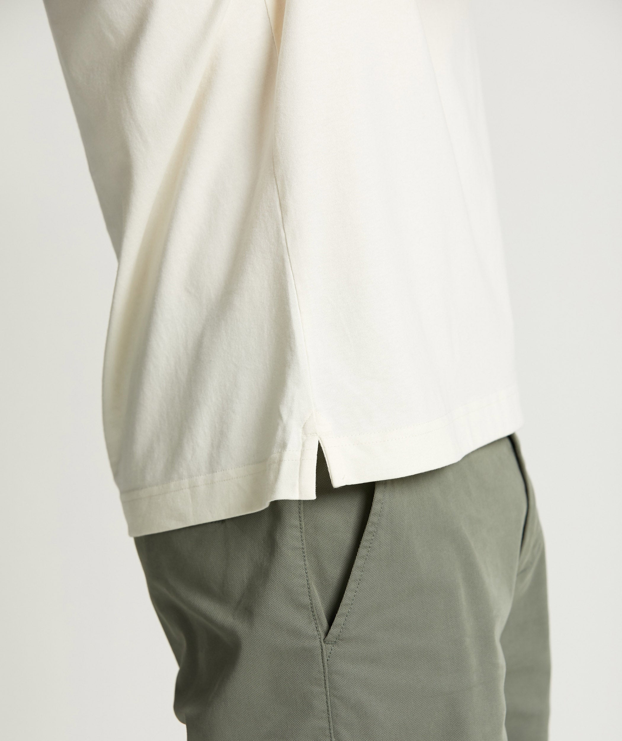 Mens Organic Cotton Golfer - Ecru