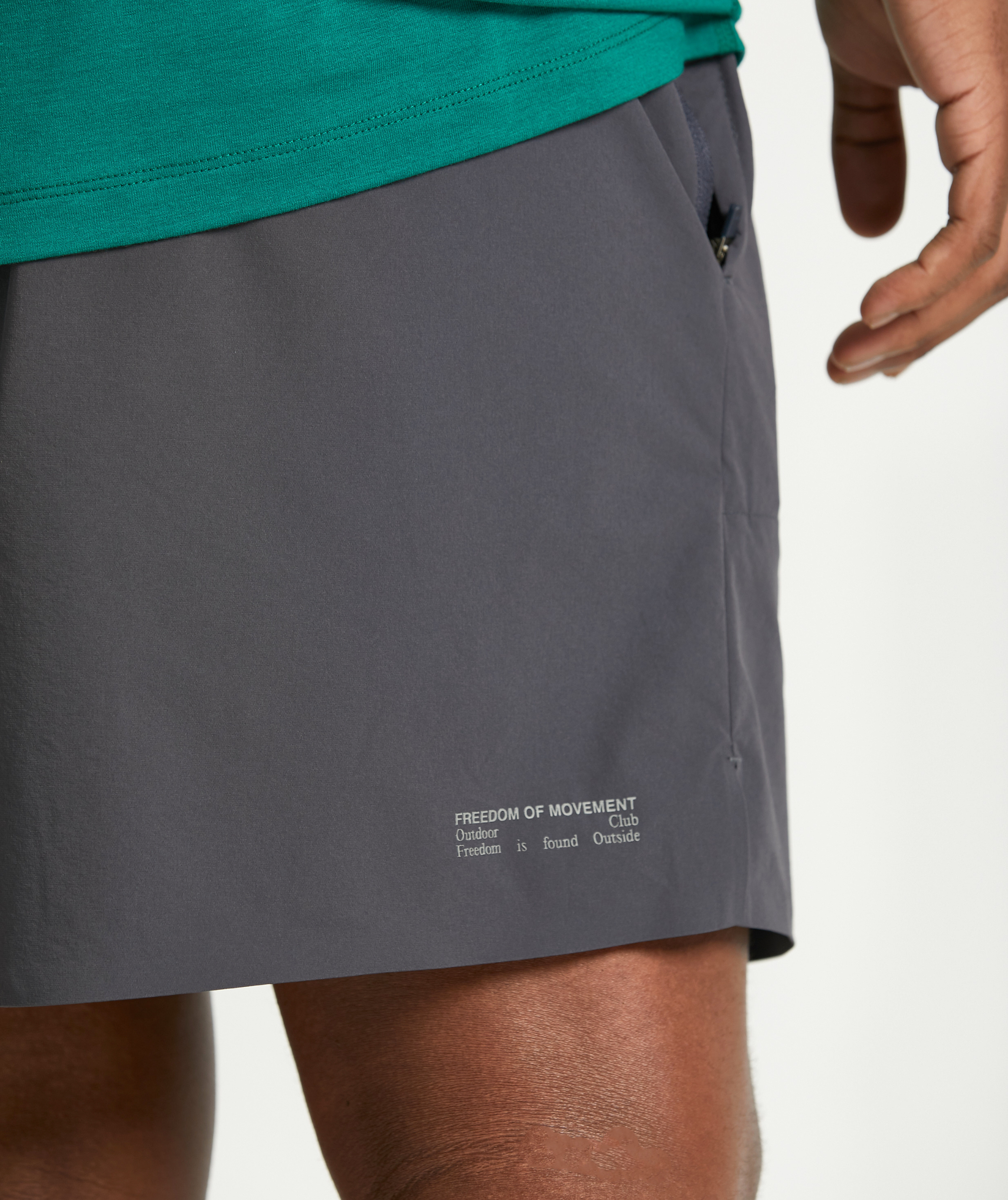 Outdoor-Shorts für Herren mit 4-Wege-Stretch - Schiefergrau