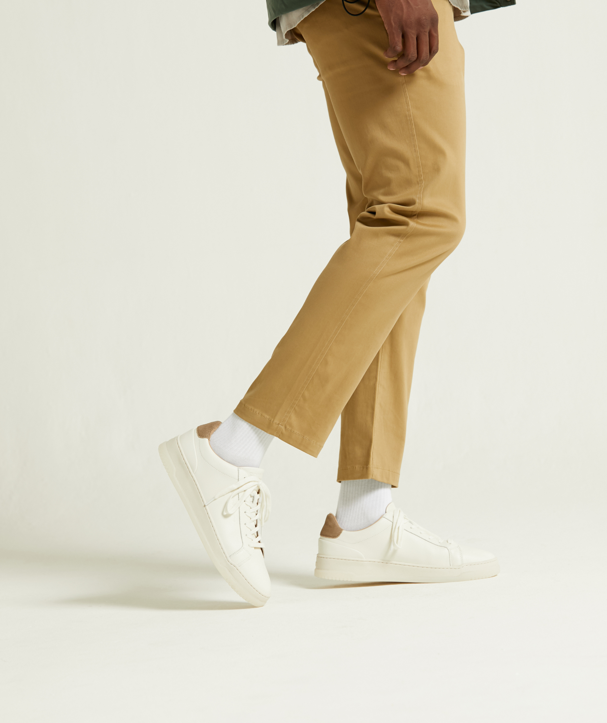 Mens Athletic Skinny Chino - Stone