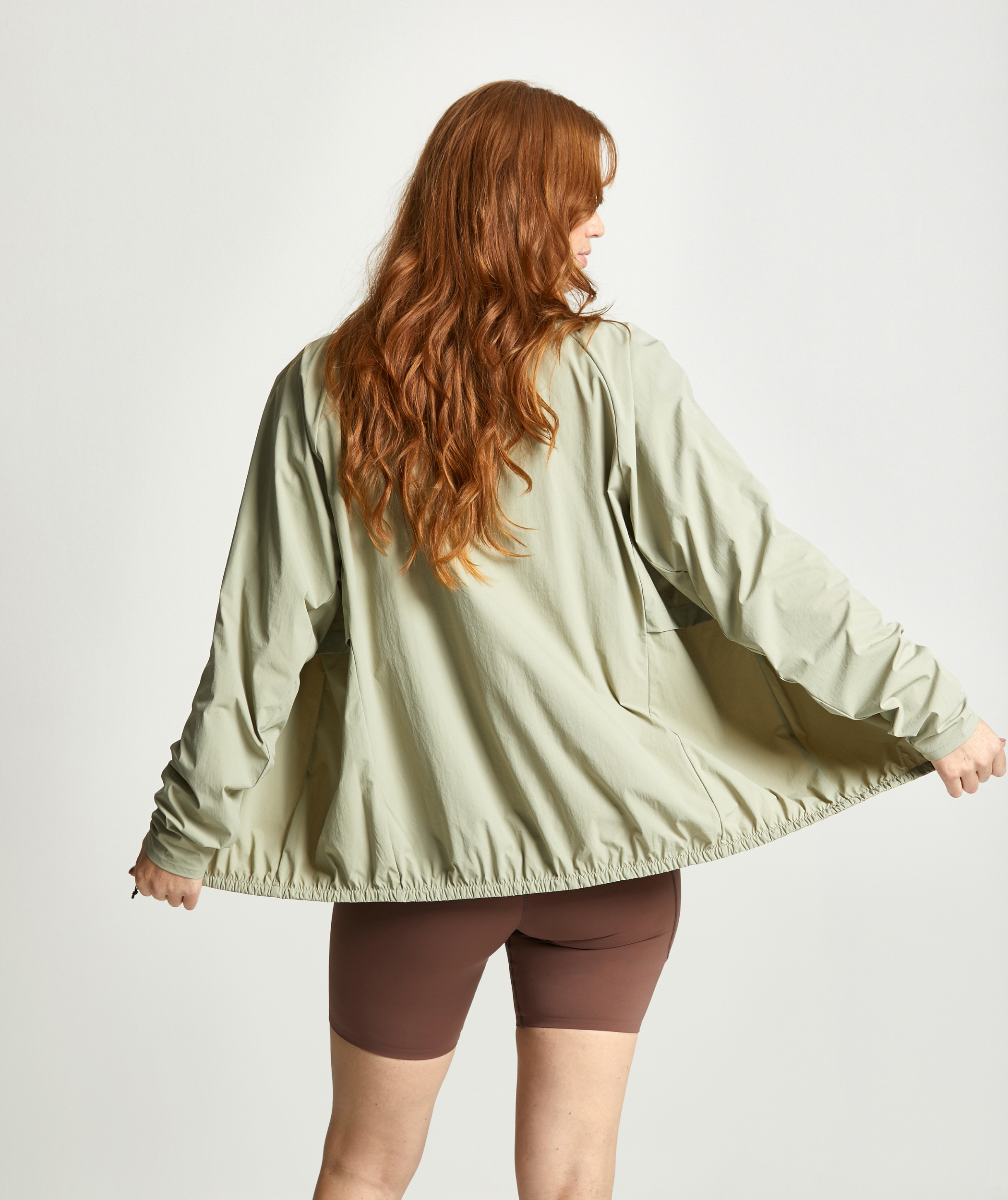 Ladies Outdoor Windbreaker - Matcha Green