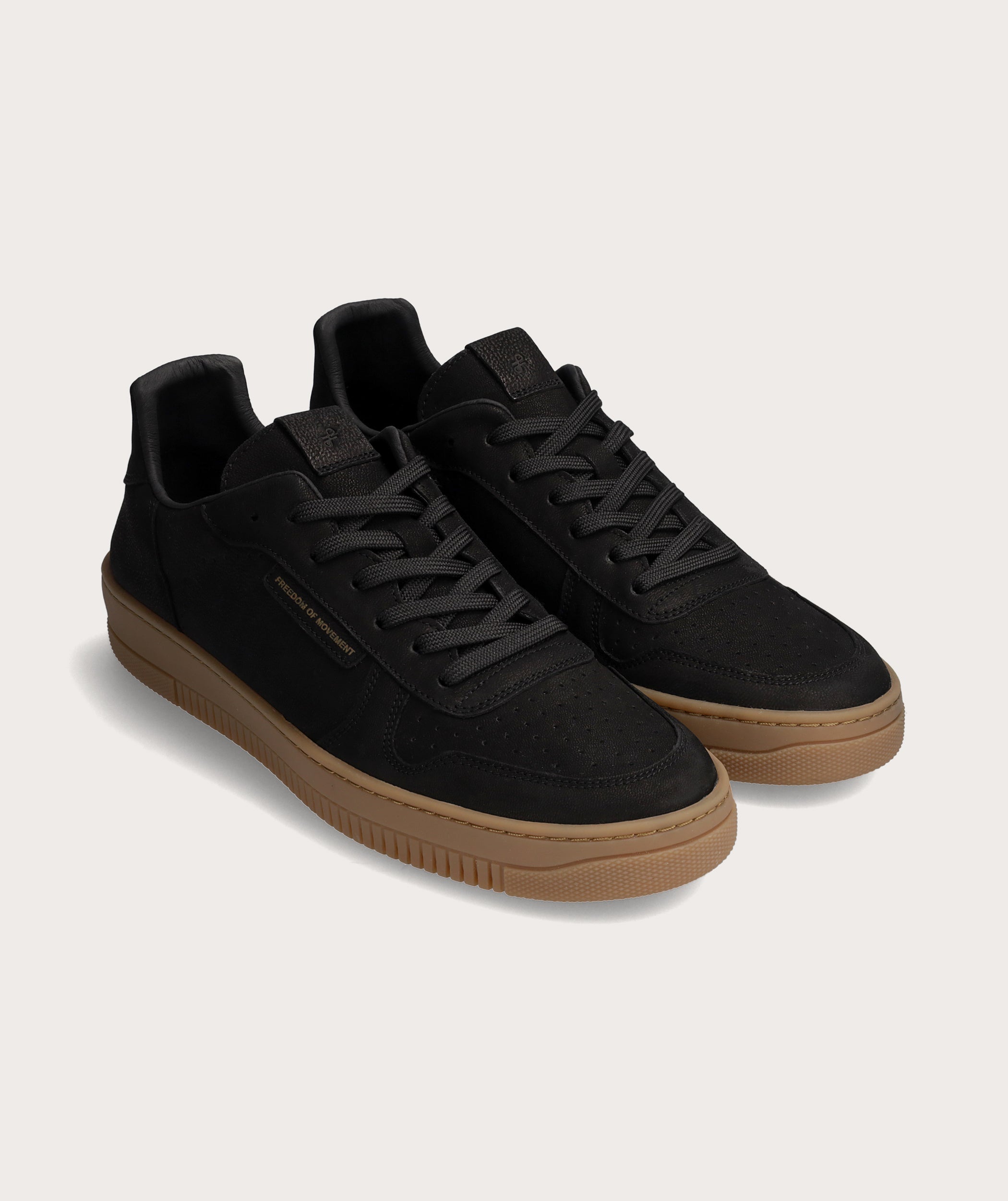 FOM Heren Sneakers Zwart Koffie