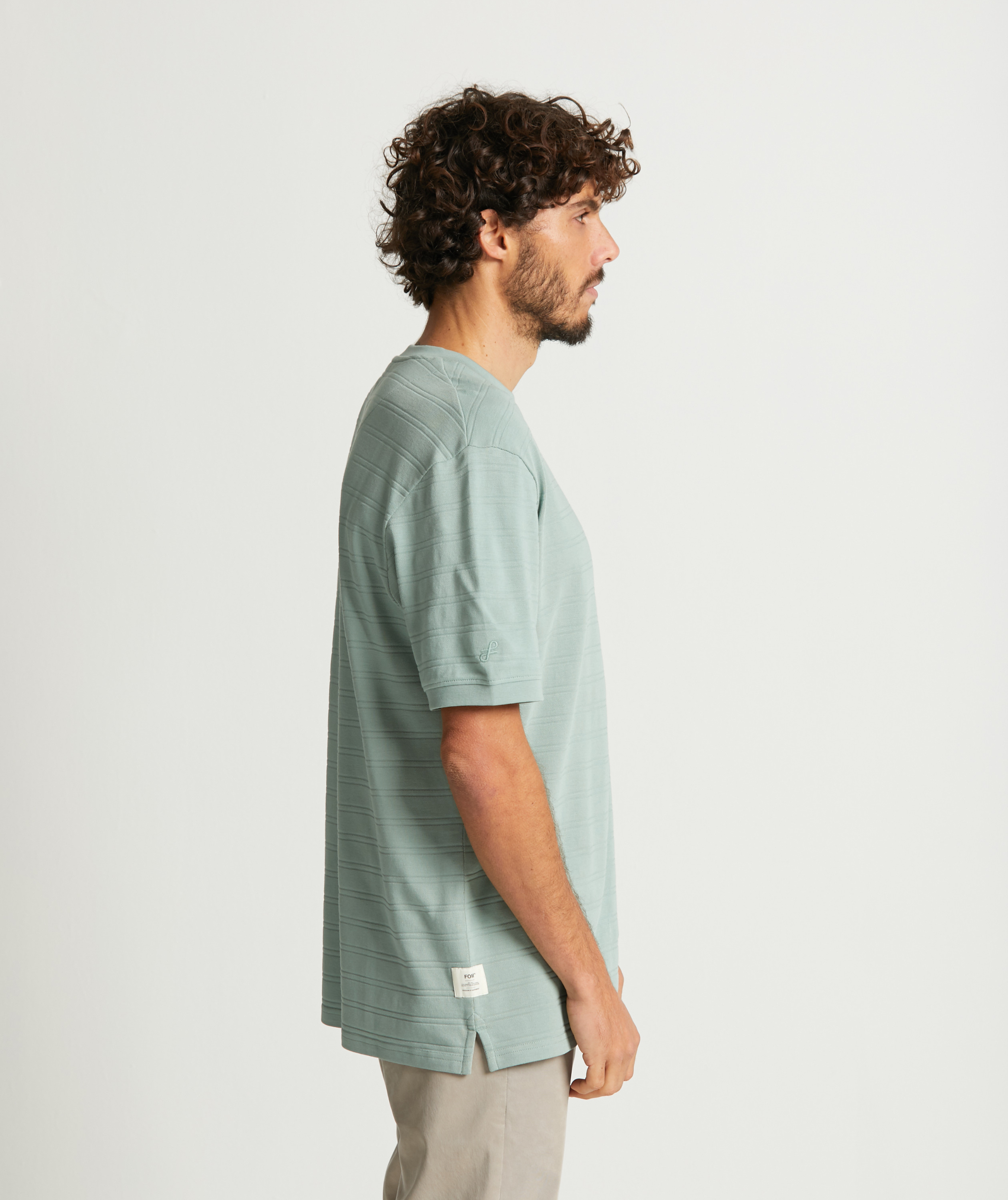 Mens Pique Tee - Blue