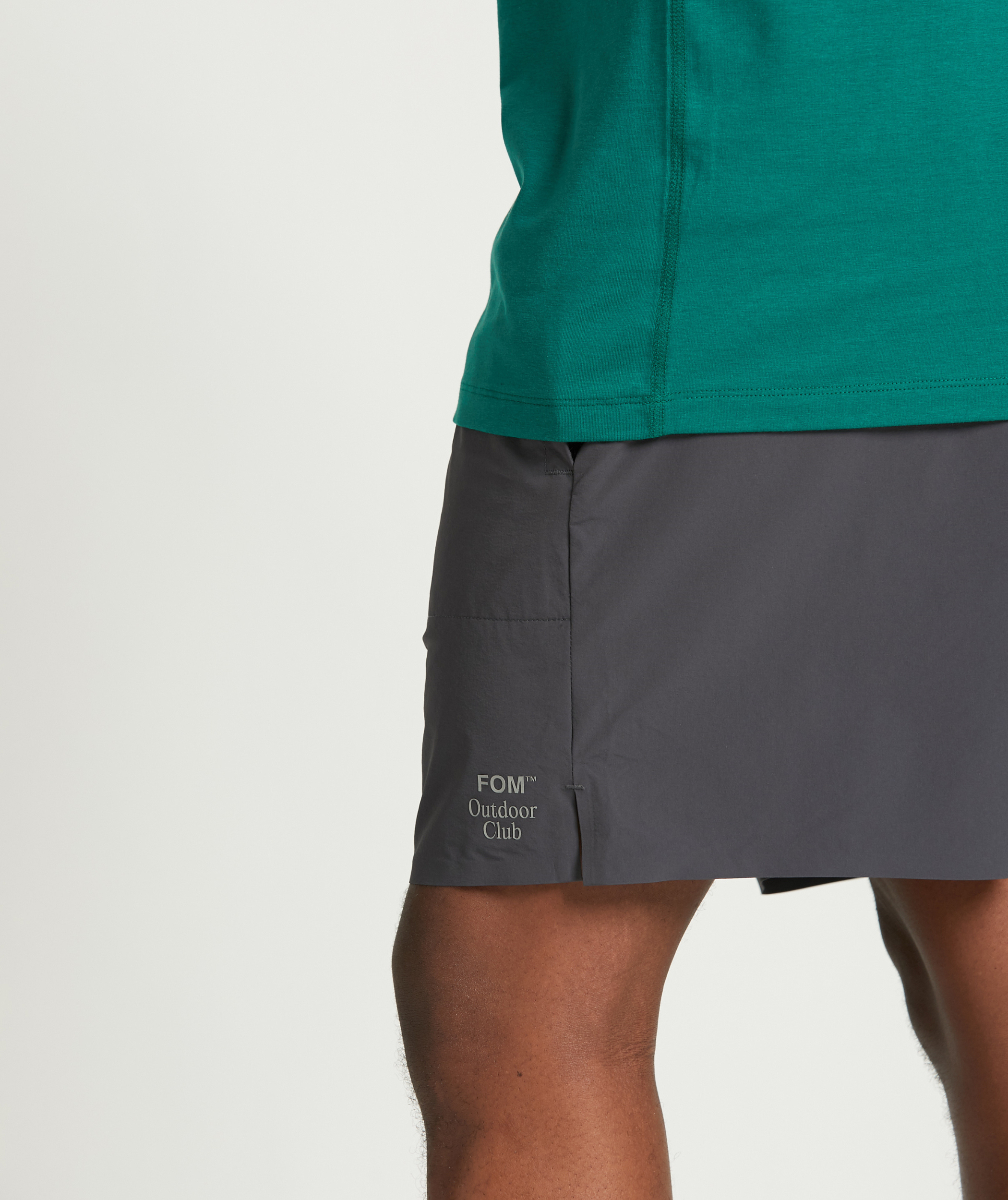 Mens Outdoor 4 Way Stretch Shorts - Slate Charcoal