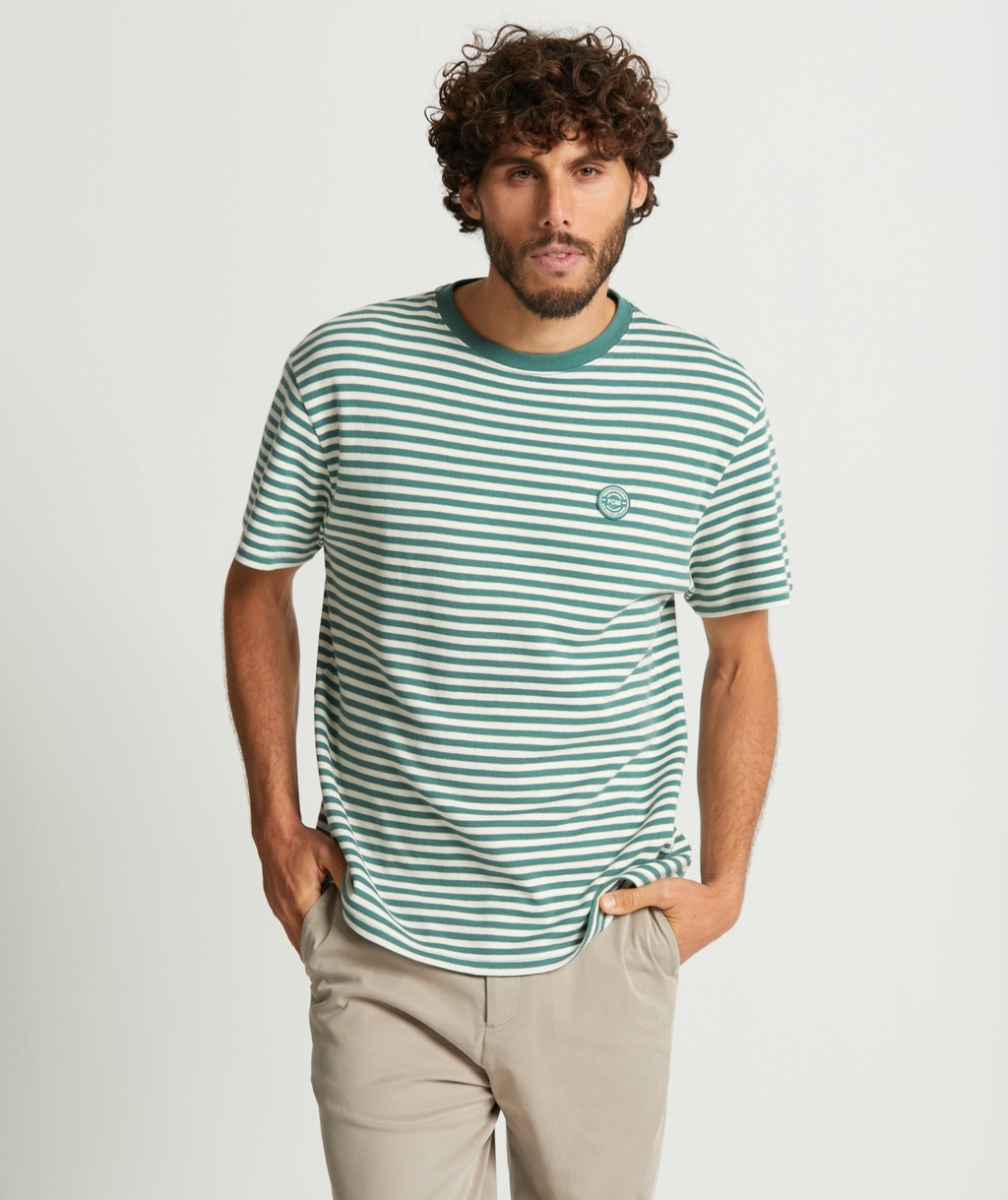 Pique Tee Stripe