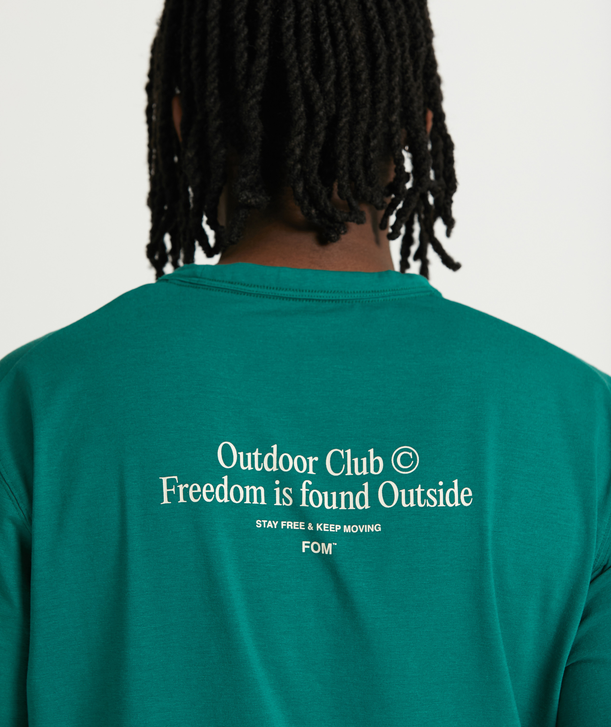 Mens Outdoor Versatile Tee - Green Wilderness