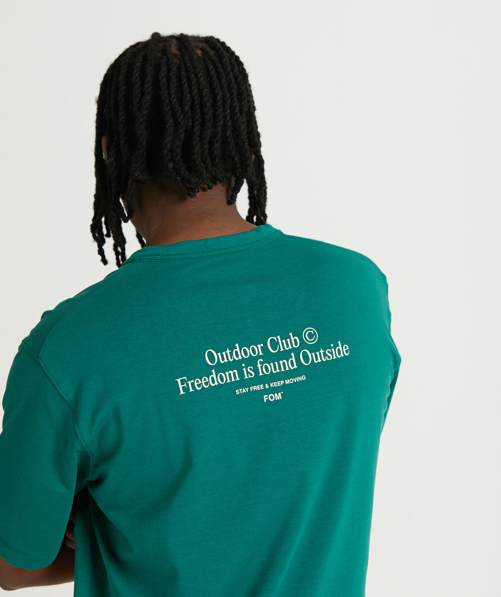 Heren Outdoor Veelzijdig T-shirt - Groene Wildernis