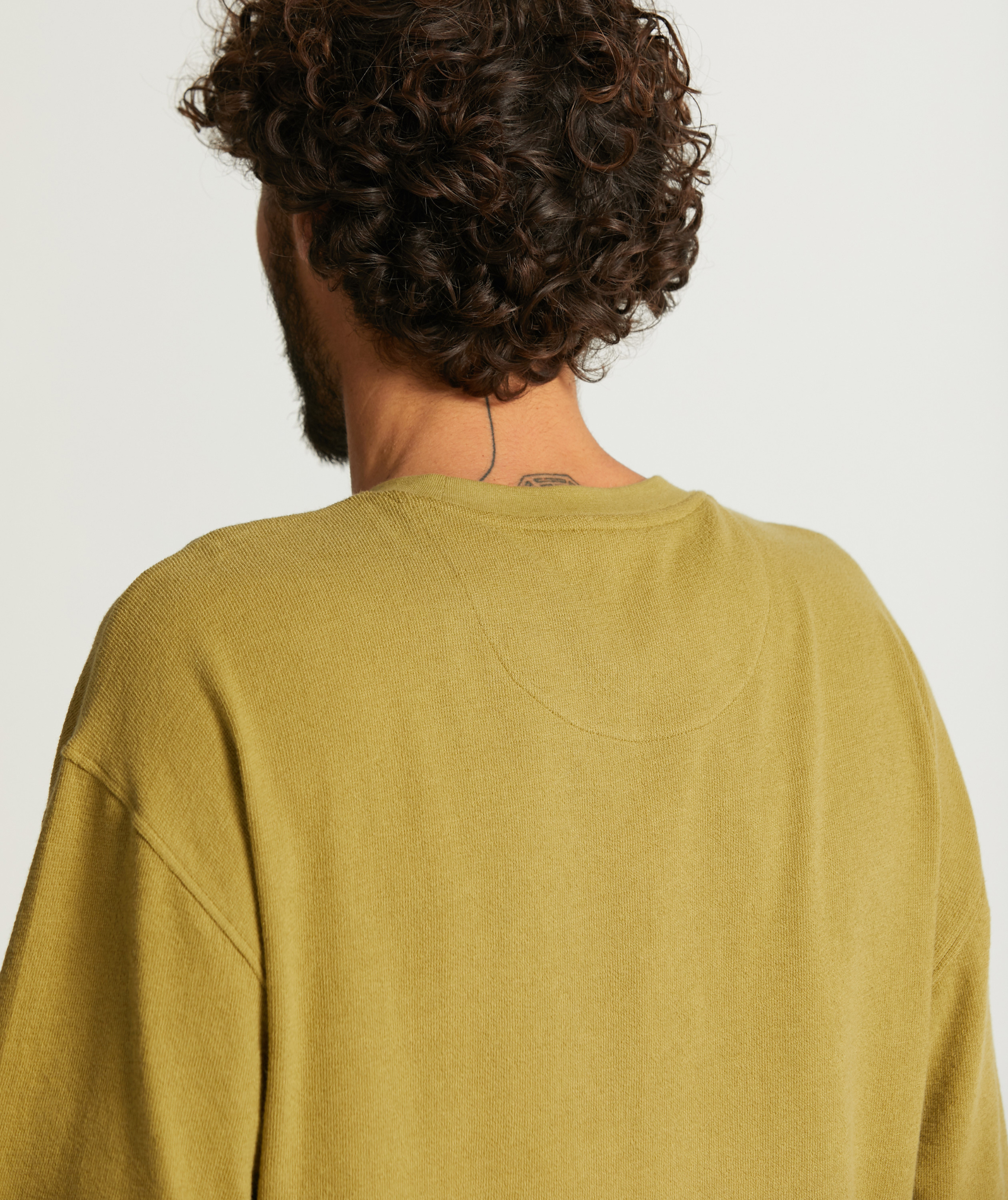 Mens Structured Jersey Knit Tee - Cedar Green