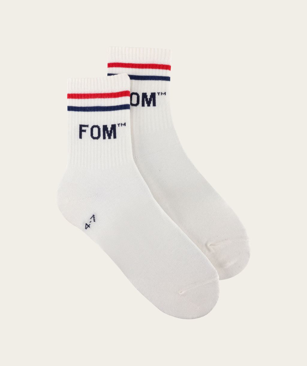 Socks FOM Active Cream Red & Stripe