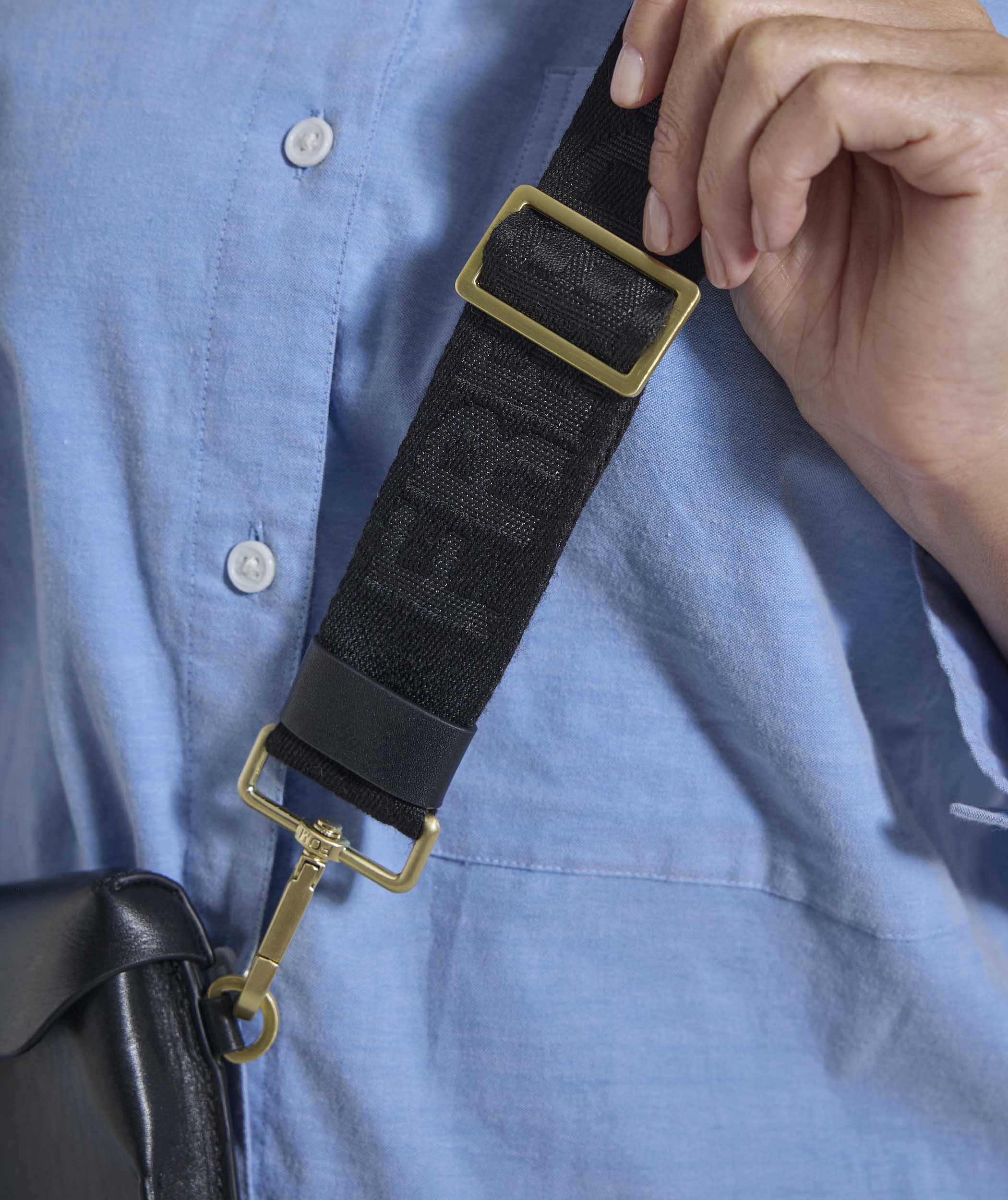 Anna Cellphone Crossbody - Black