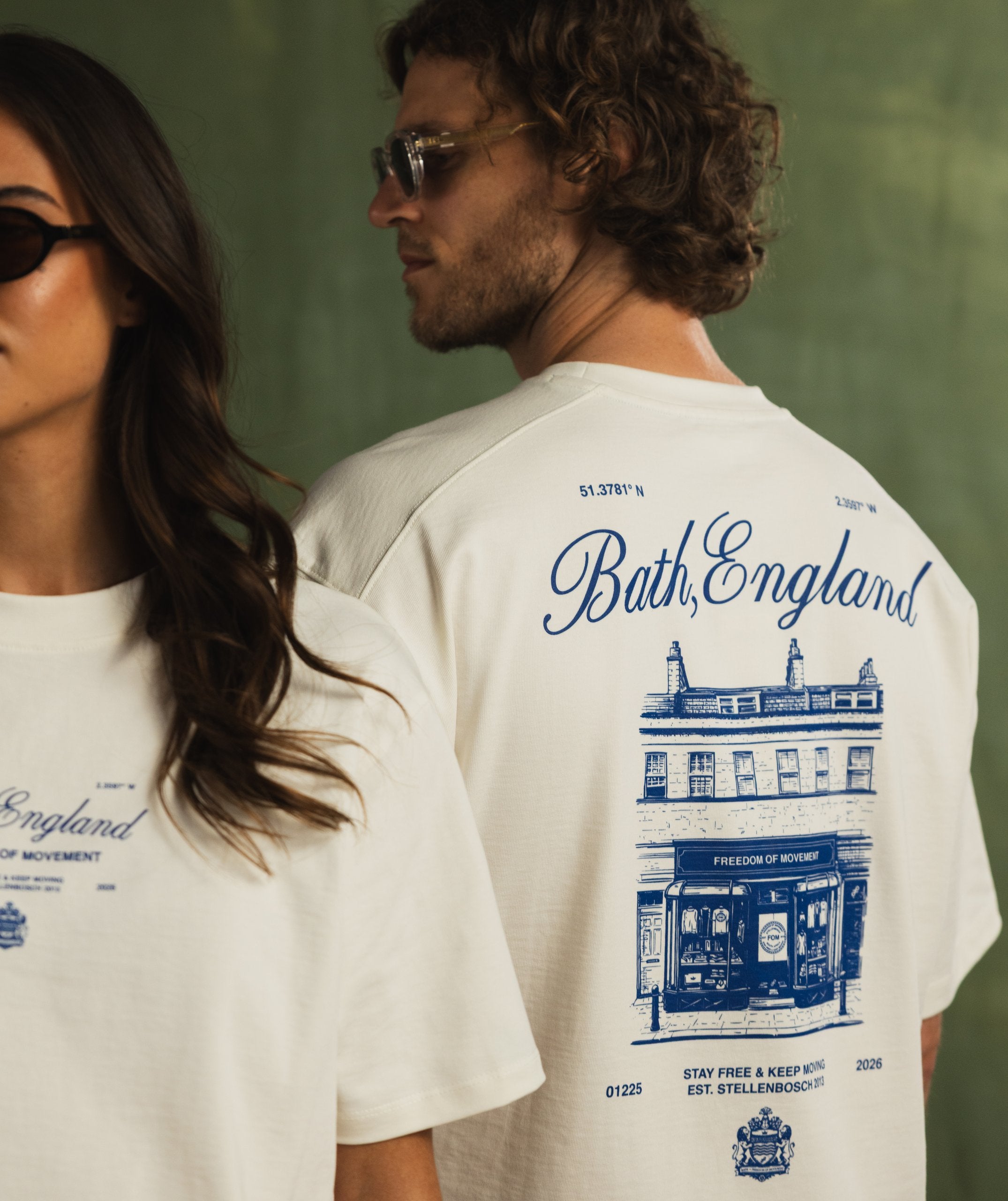 Mens FOM Bath Graphic Tee - Ivory