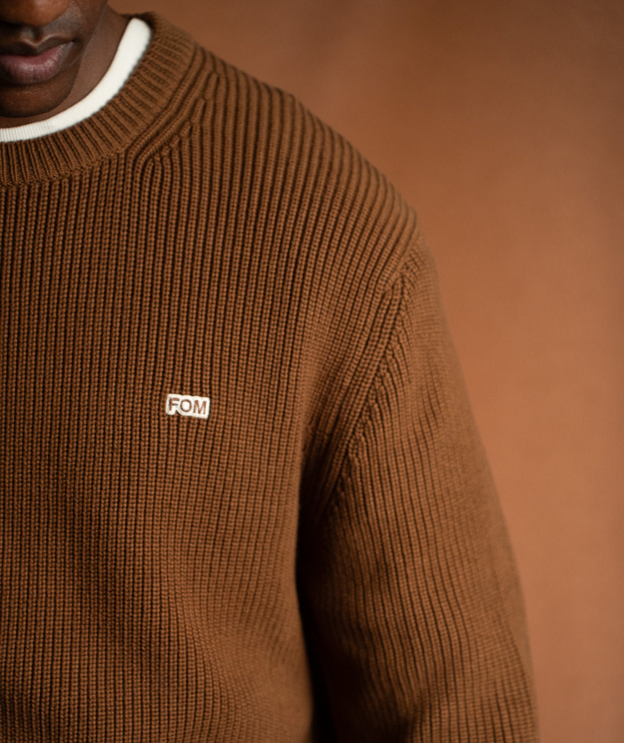 Mens Chunky Knitwear - Toffee
