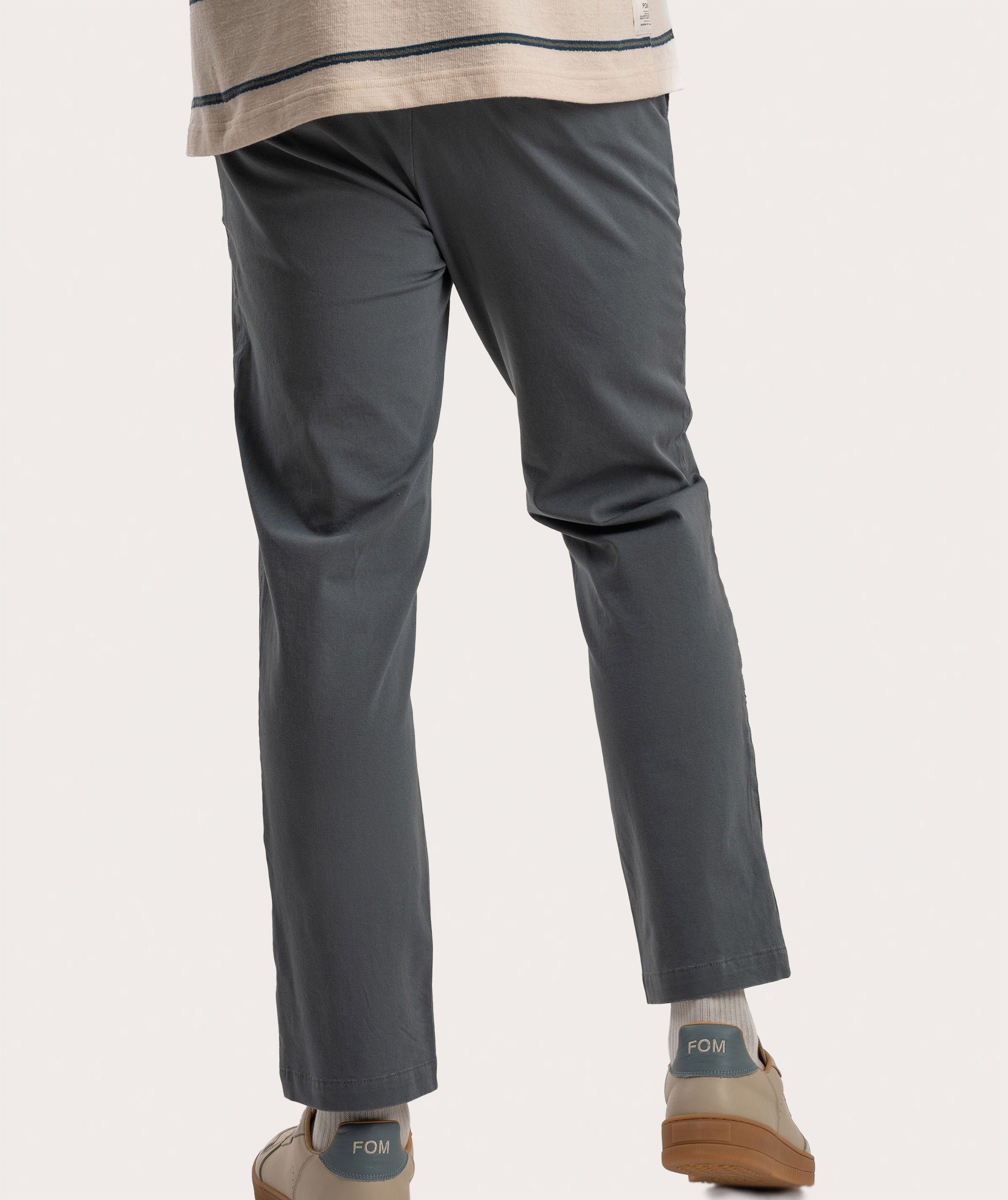 Heren Classic Slim Fit Chino - Dusty Olive