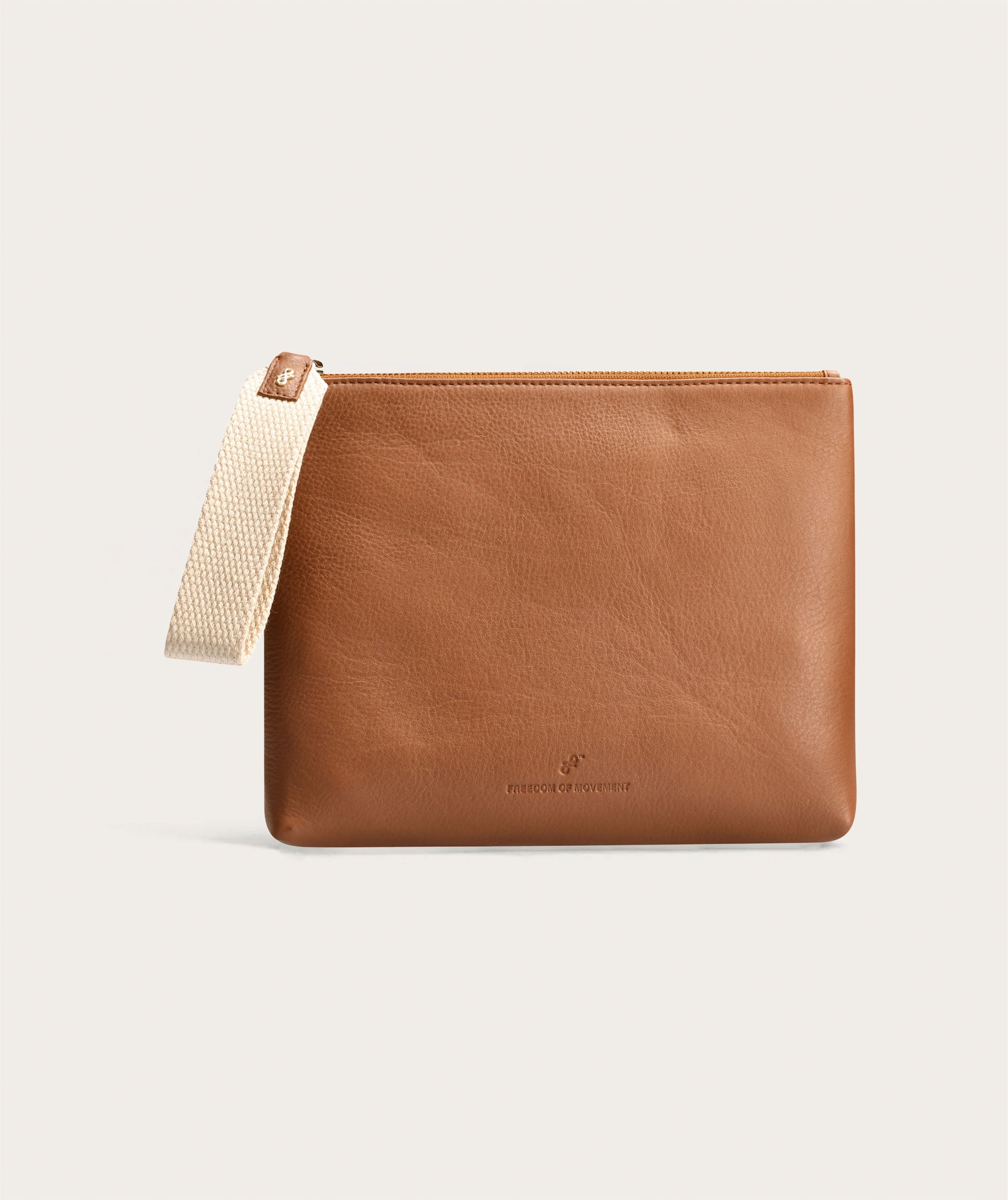 Wristlet Clutch Tan