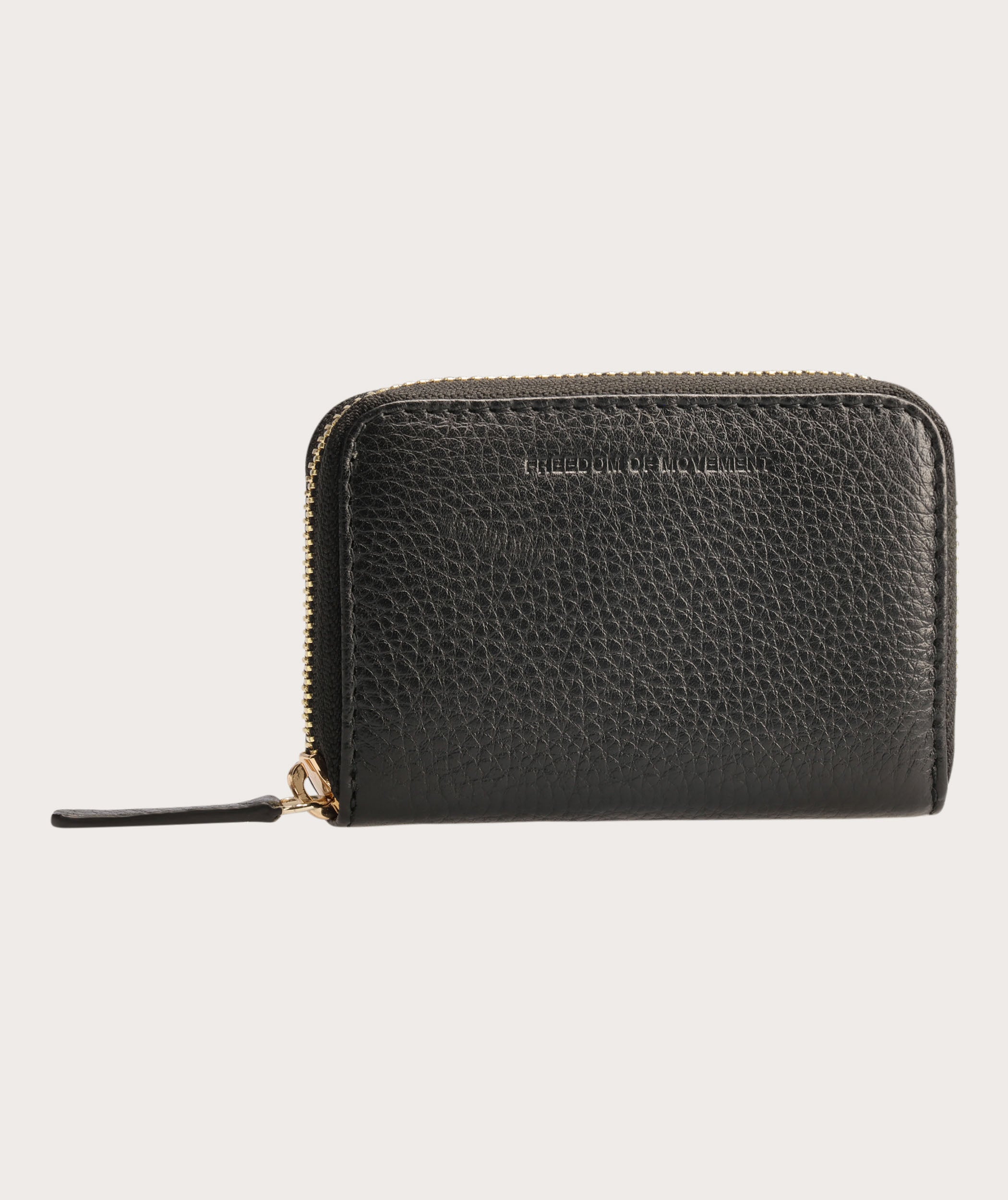 Zip-Around Card Holder - Black