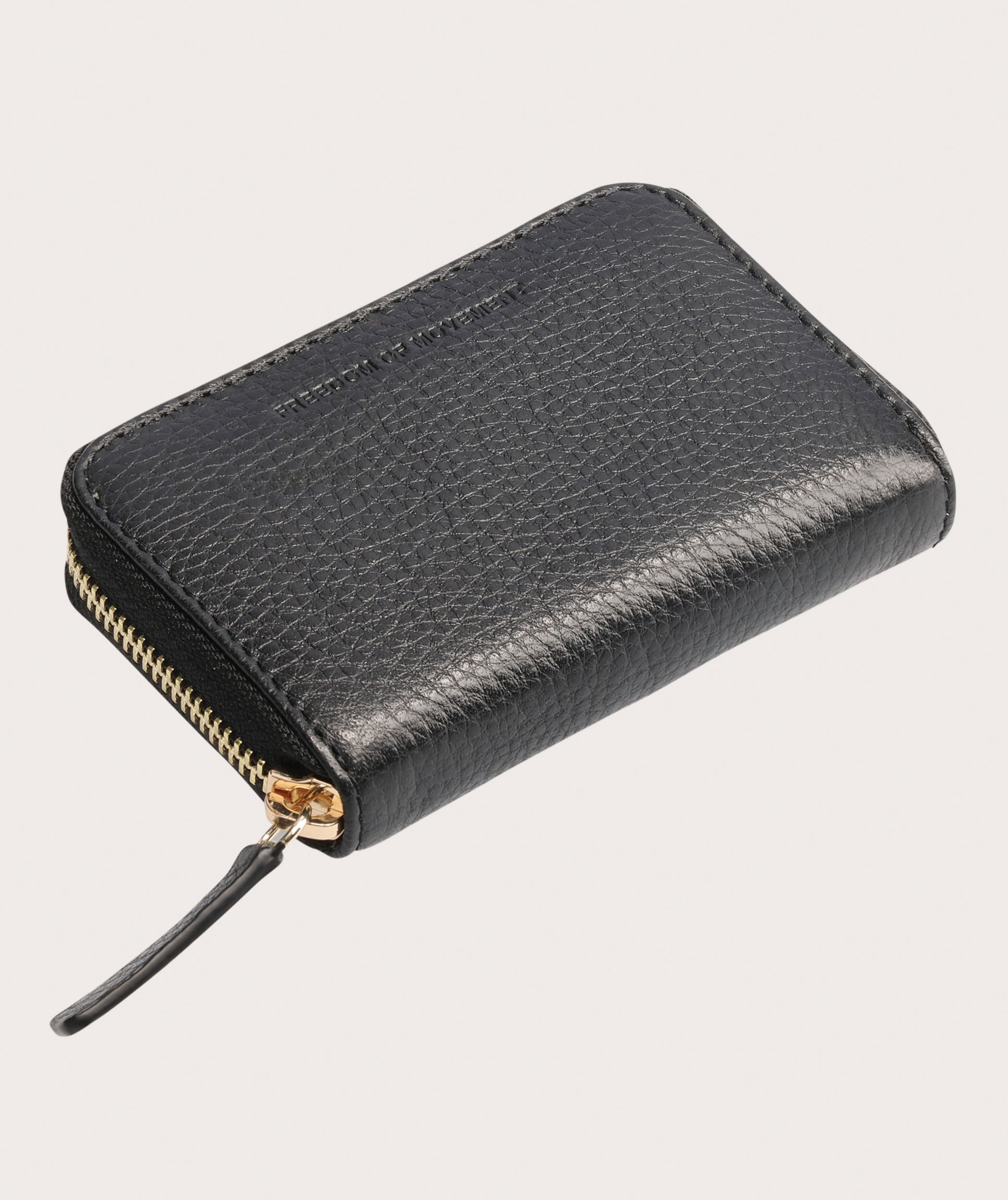 Zip-Around Card Holder - Black