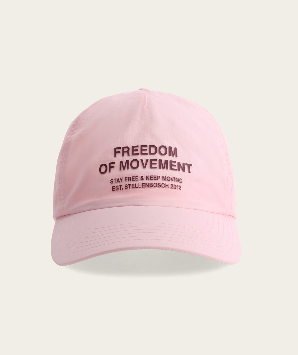 Unstructured 5 Panel Nylon Cap Bisque