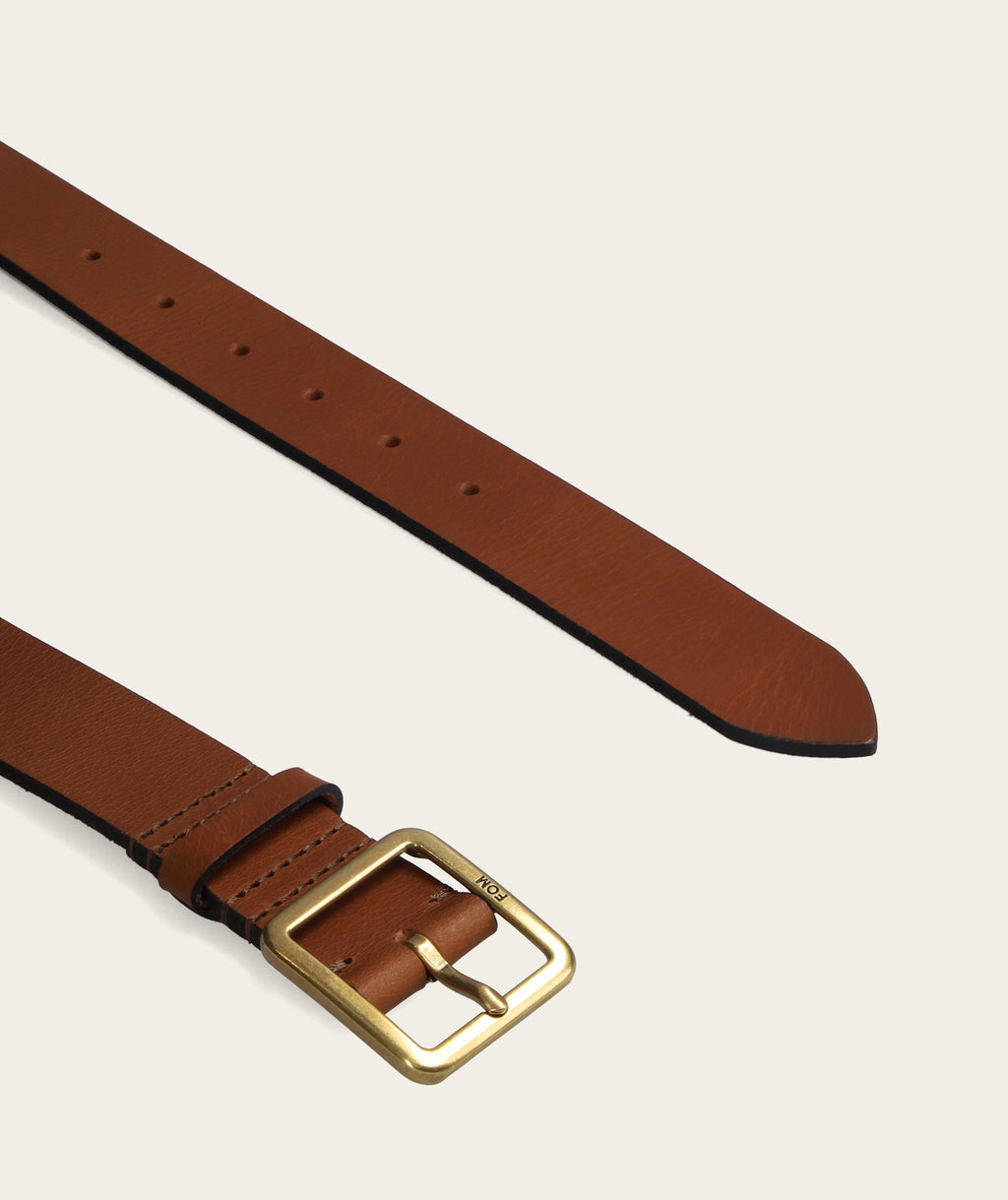 Belt Tan Brass Buckle