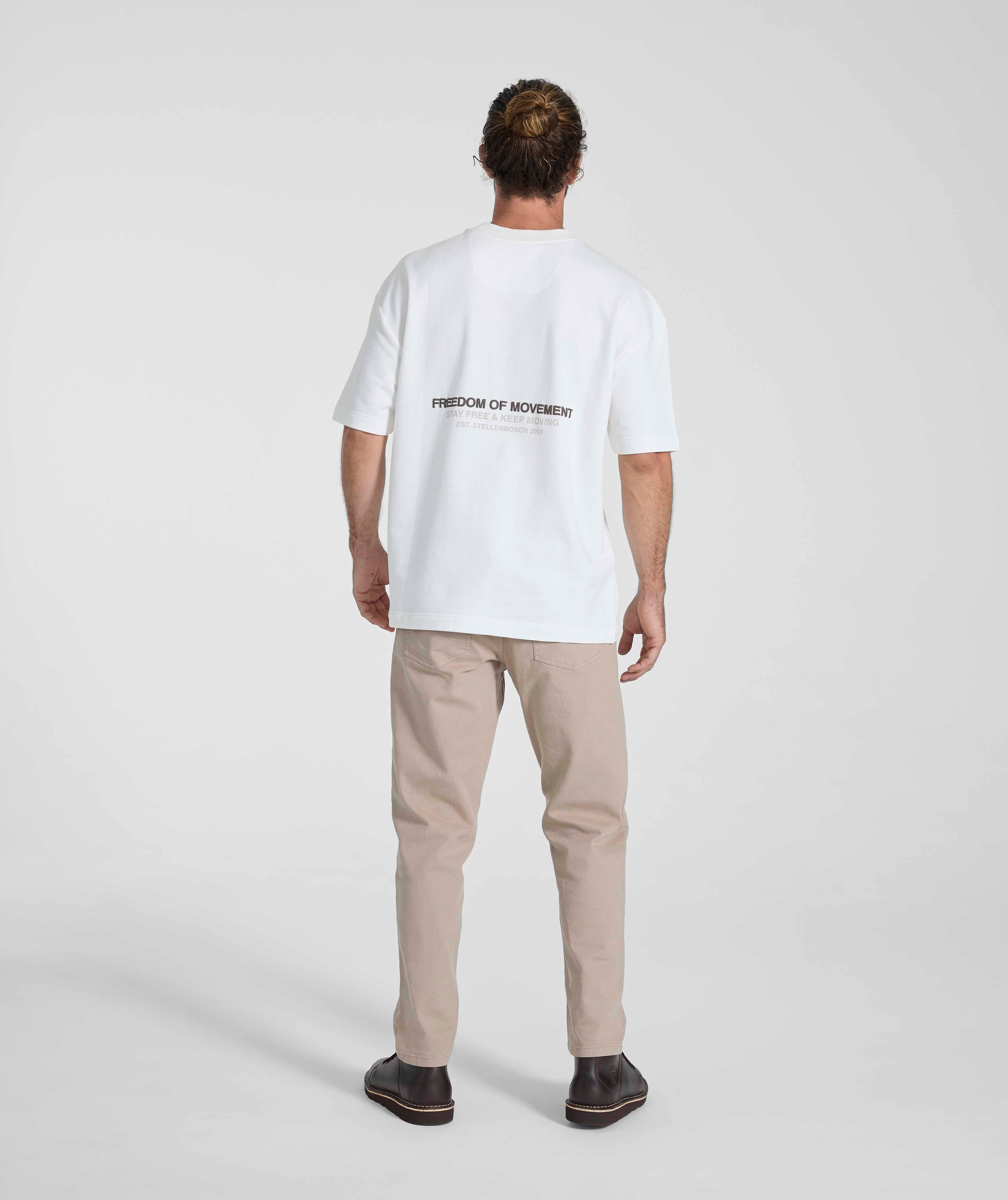 FOM x Kolisi - Mens Crew Neck Tee - Ivory