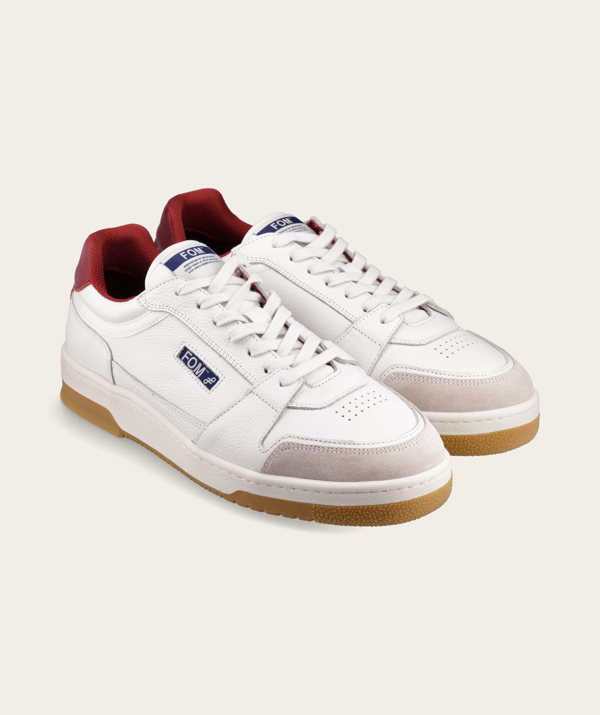 Mens Courts Sneaker - Ink & Bordeaux