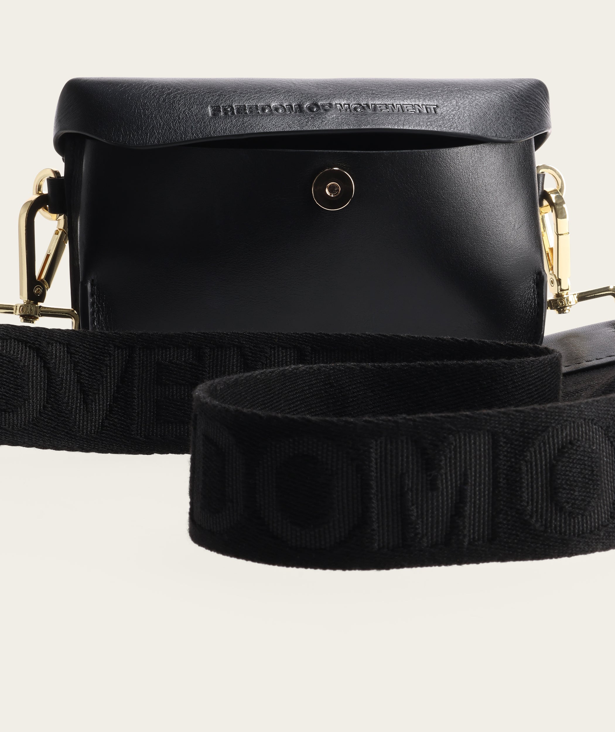 Anna Cellphone Crossbody - Black