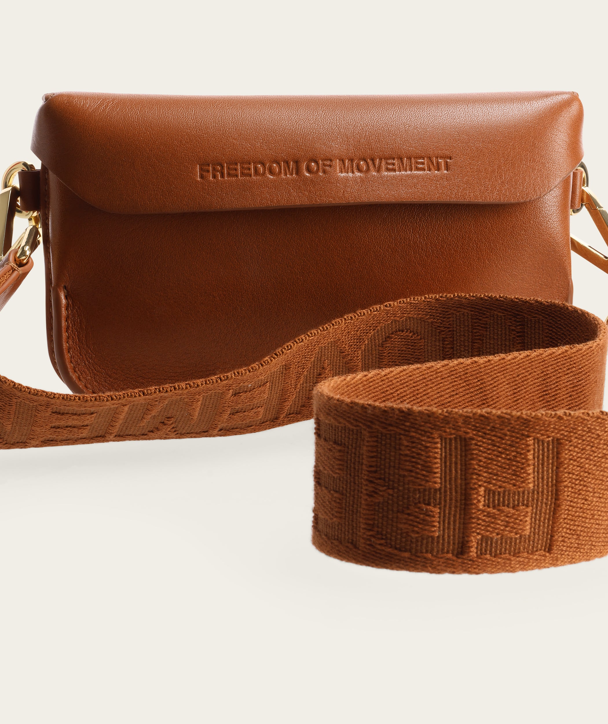 Anna Cellphone Crossbody - Pecan