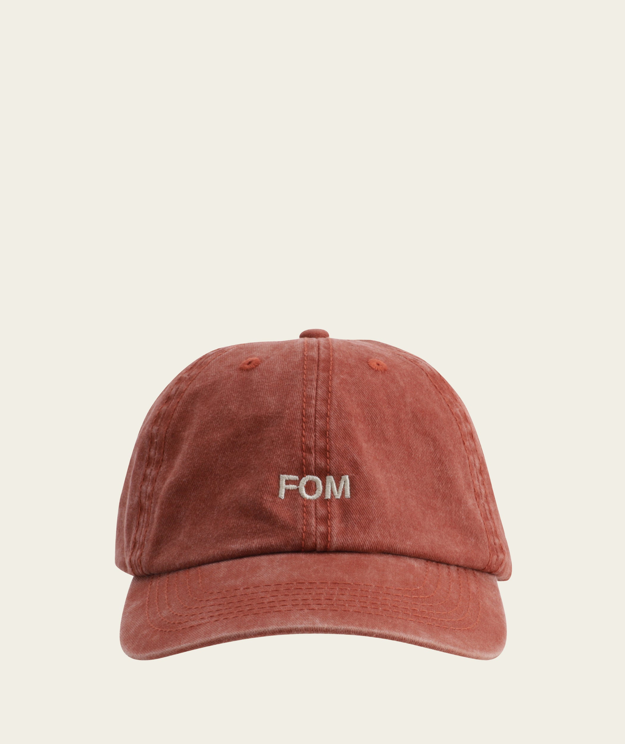 FOM Dad Cap - Washed Rust/ Rust
