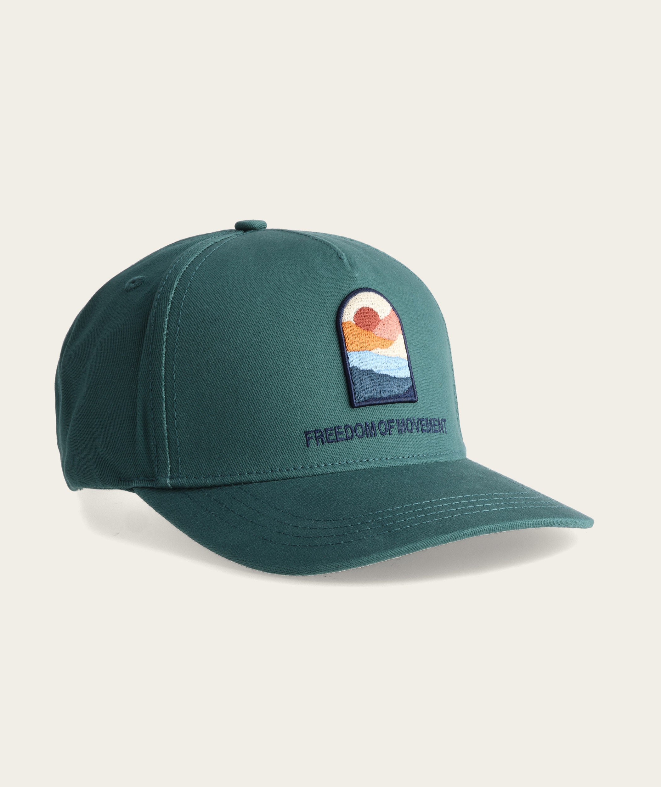 Structured Snap Back Cap - Teal