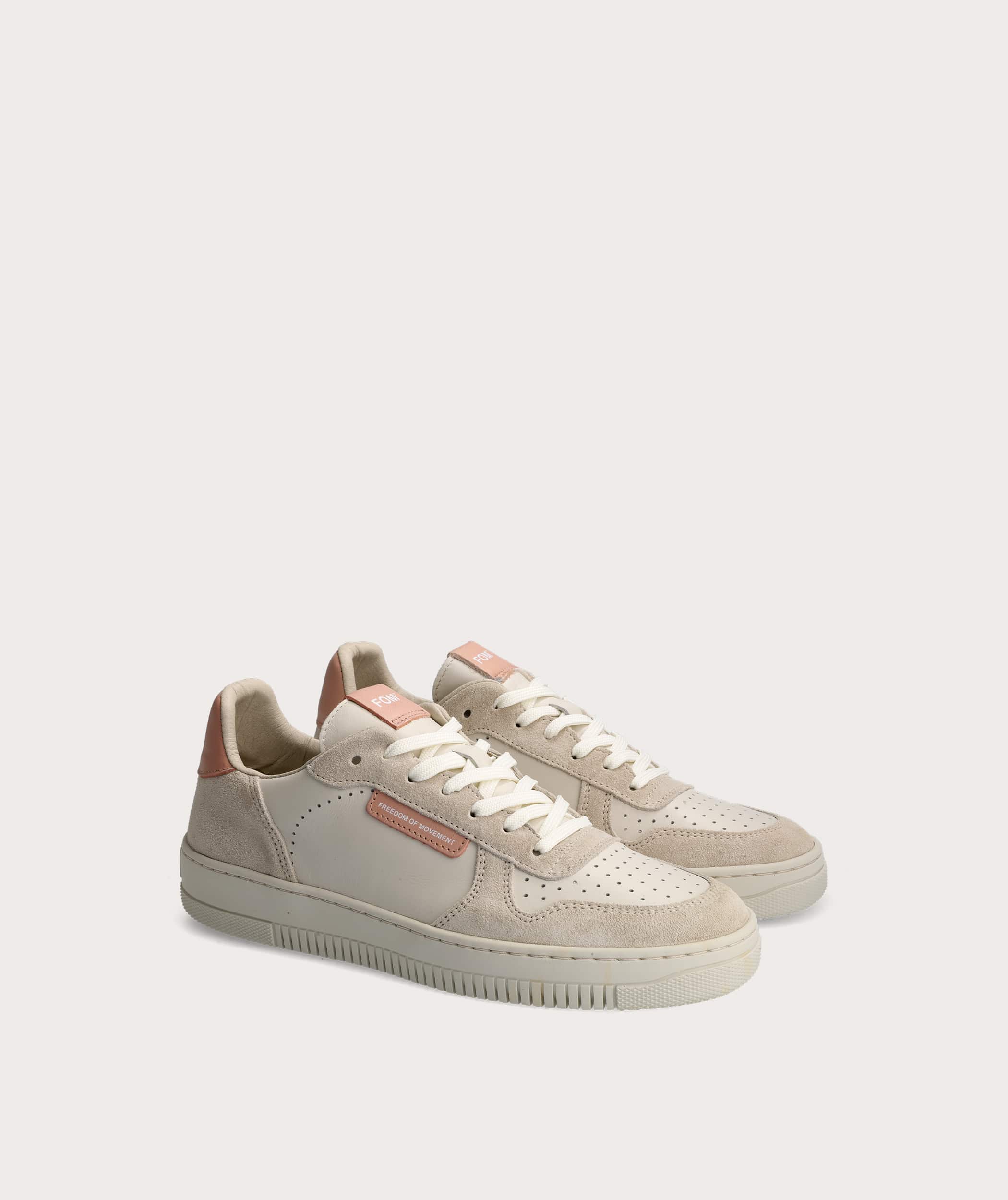 FOM Dames Sneakers Off-White/ Blush 