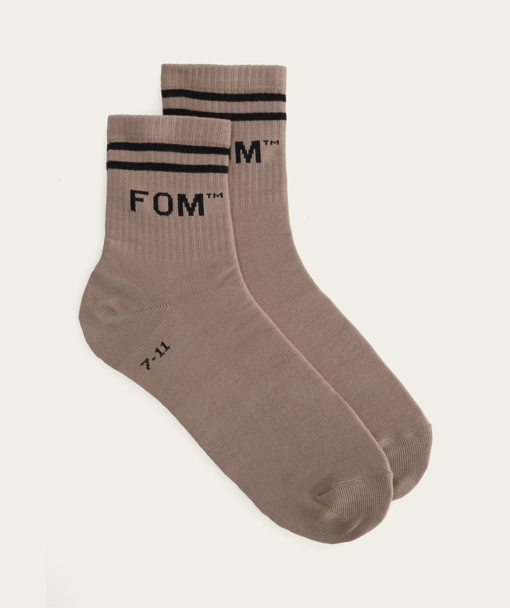 Socks FOM Active Taupe Stripes