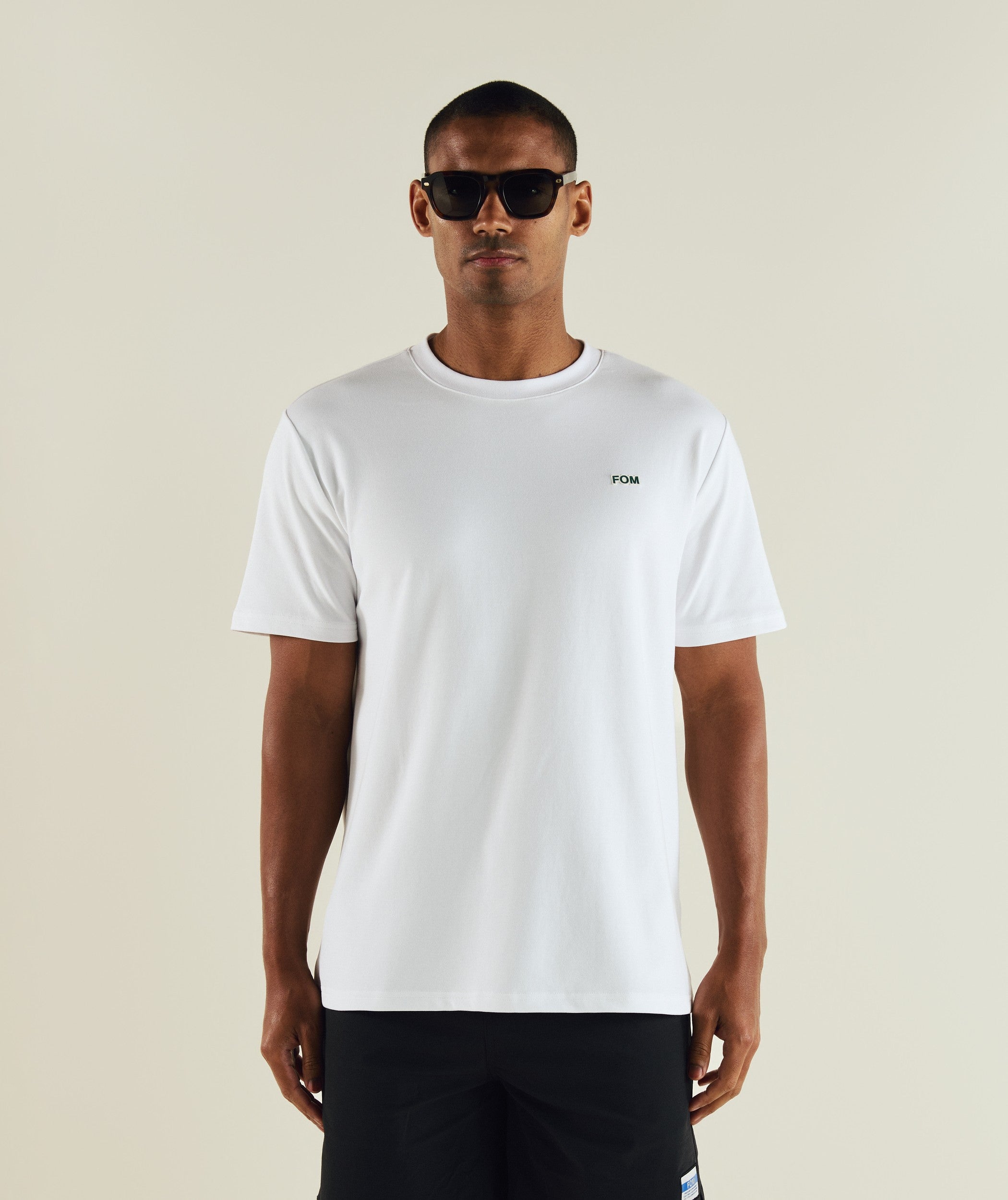 Mens FreeMotion Interlock Tee - White