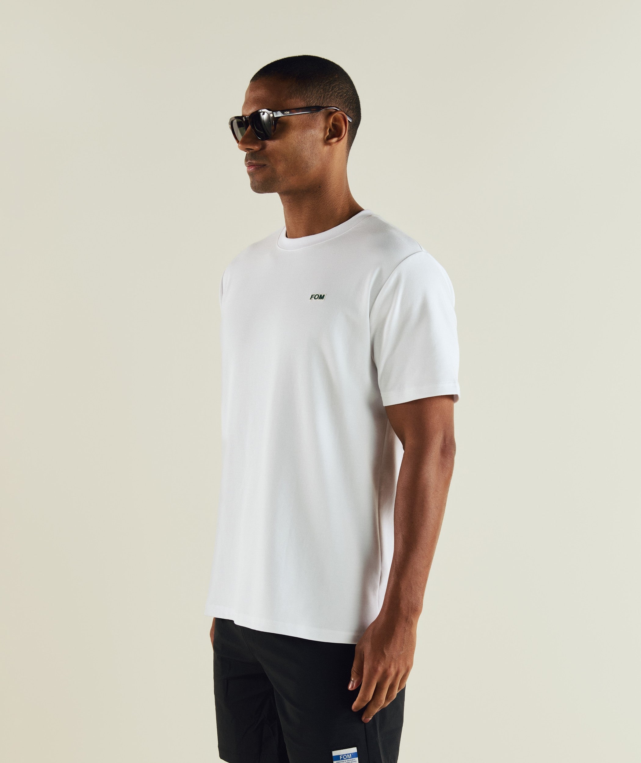 Mens FreeMotion Interlock Tee - White