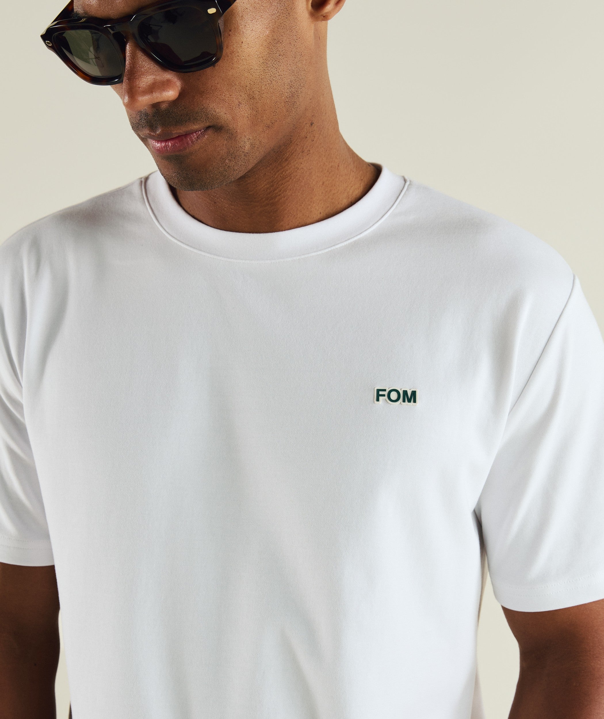 Mens FreeMotion Interlock Tee - White
