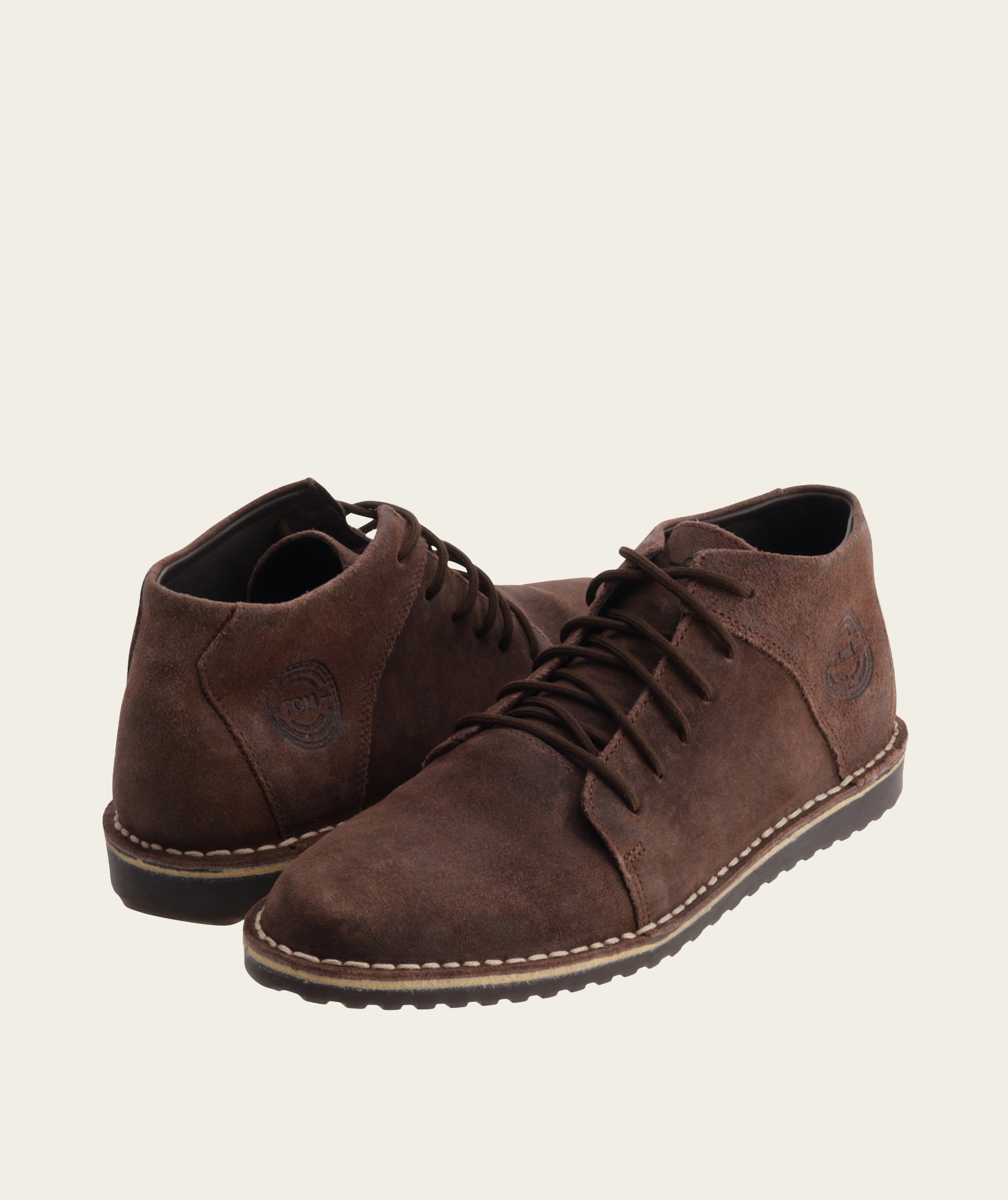 Vellies Standard - Tobacco Oily Suede