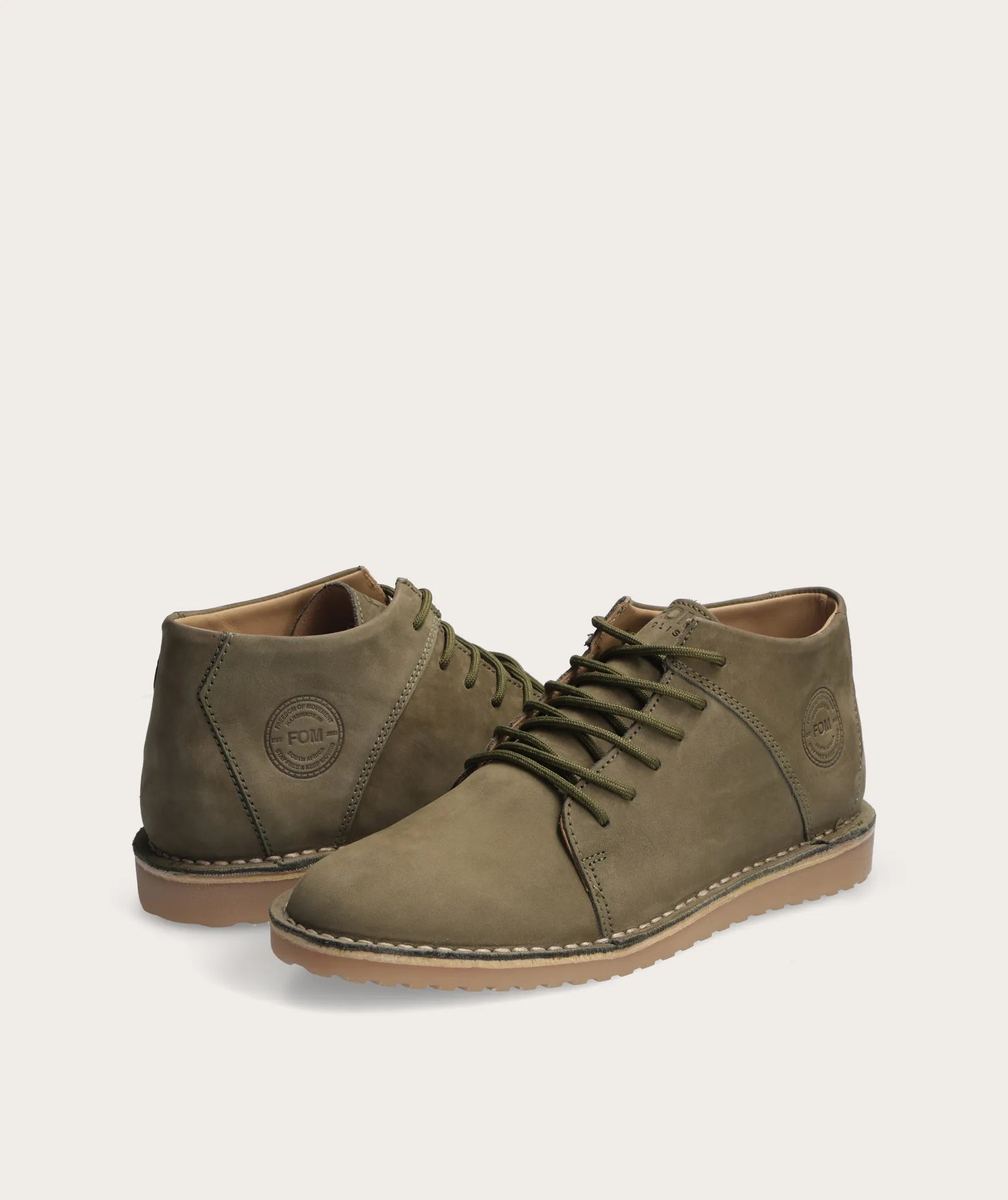 FOM x Kolisi Standard Vellies Field Green