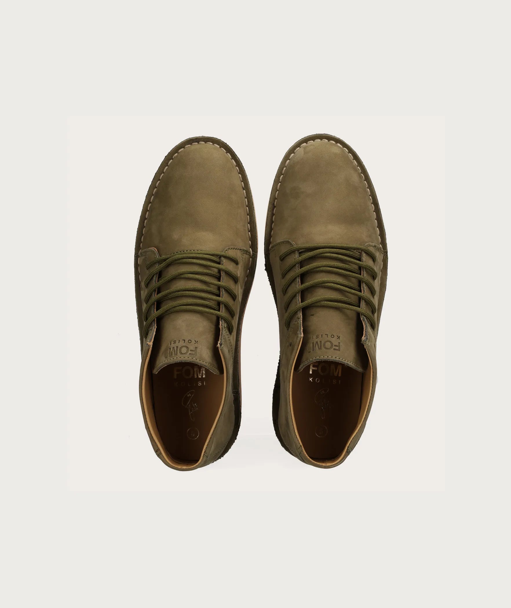 FOM x Kolisi Standard Vellies Field Green