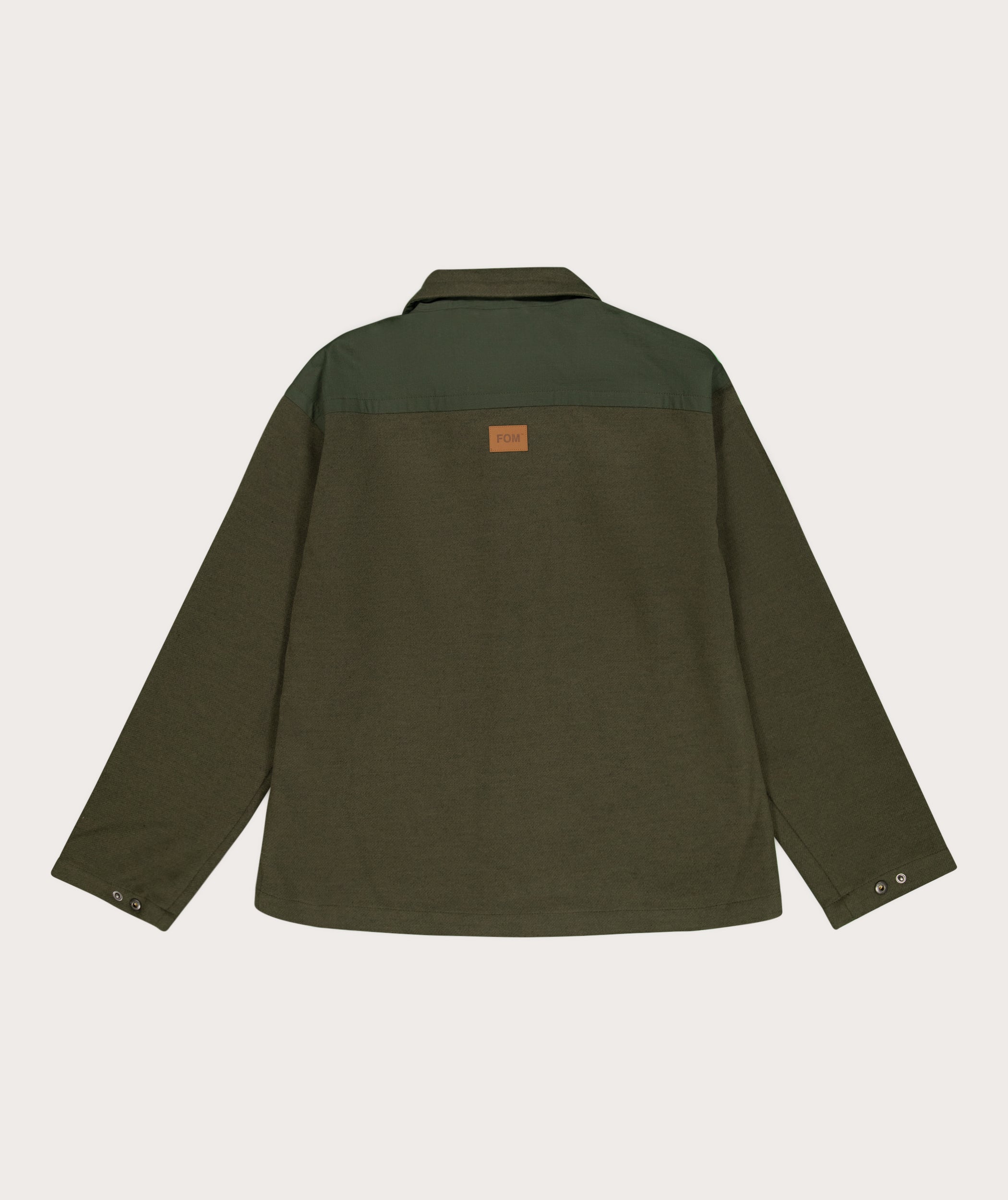 Ladies Melton Button Jacket - Bottle Green