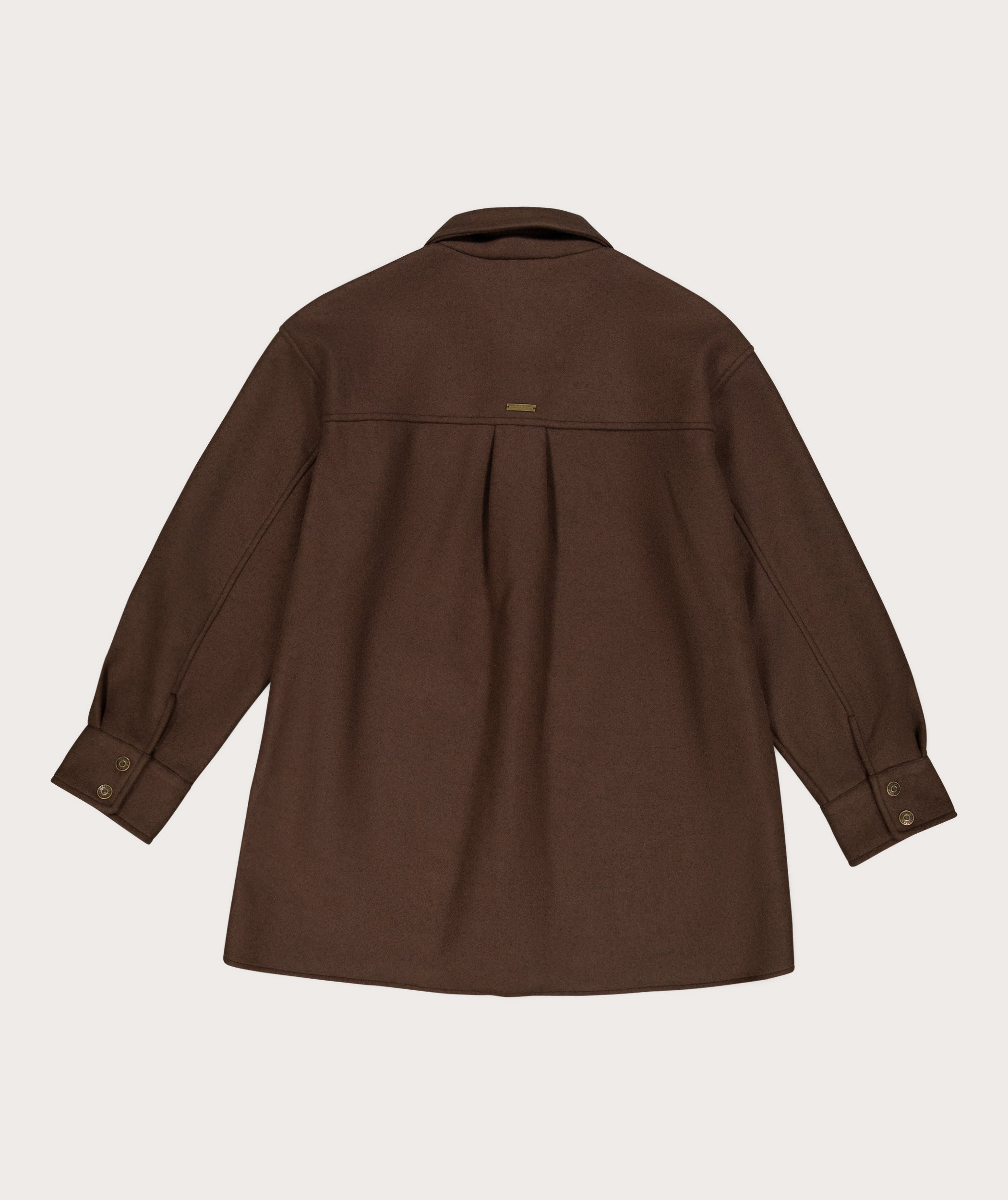 Ladies Melton Jacket - Chocolate Melange