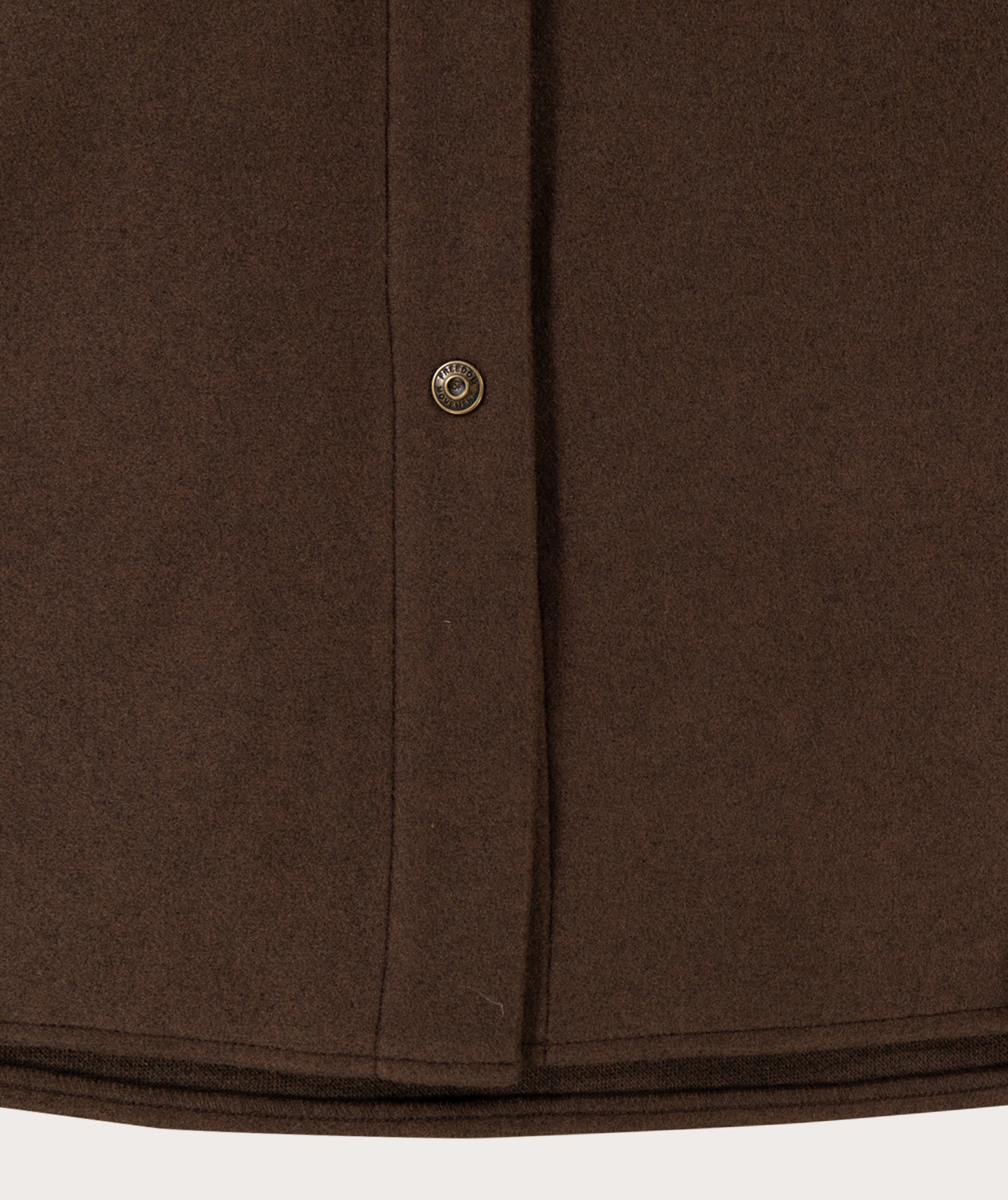 Ladies Melton Jacket - Chocolate Melange