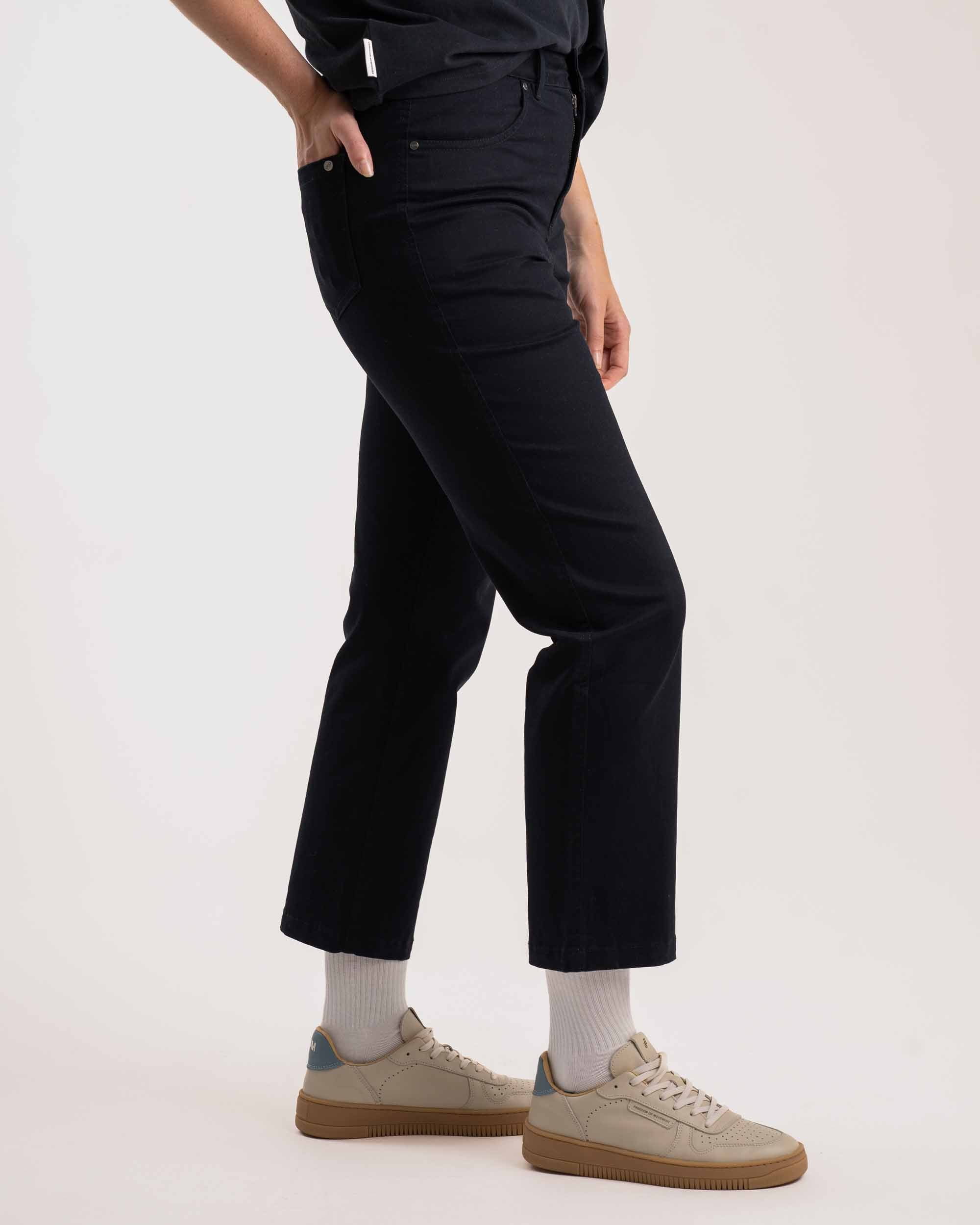 Dames Regular Fit Broek - Zwart