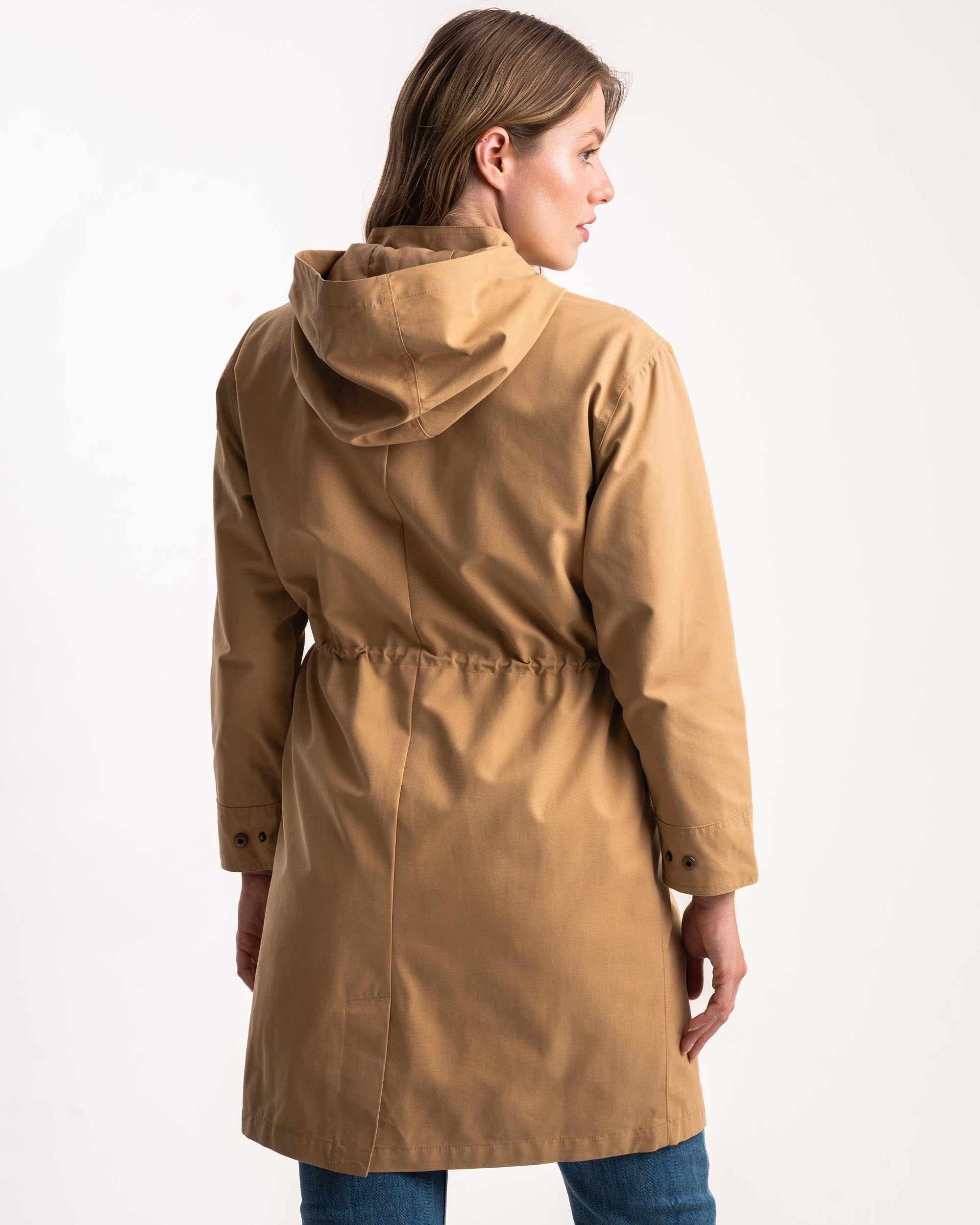 Dames trenchcoat - Kameel